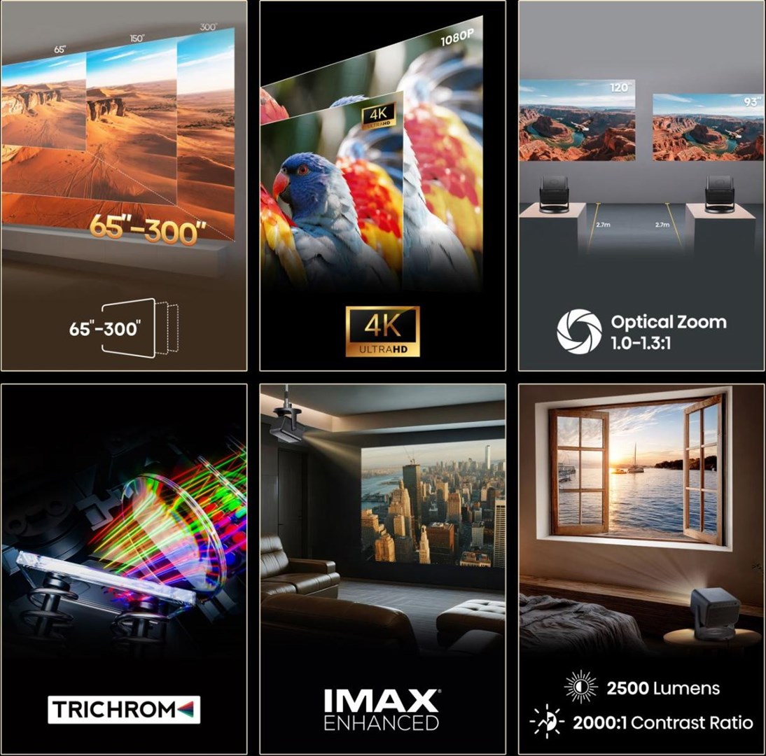 Projektor HISENSE CUBE C1 4K UHD TriChroma Laser-2