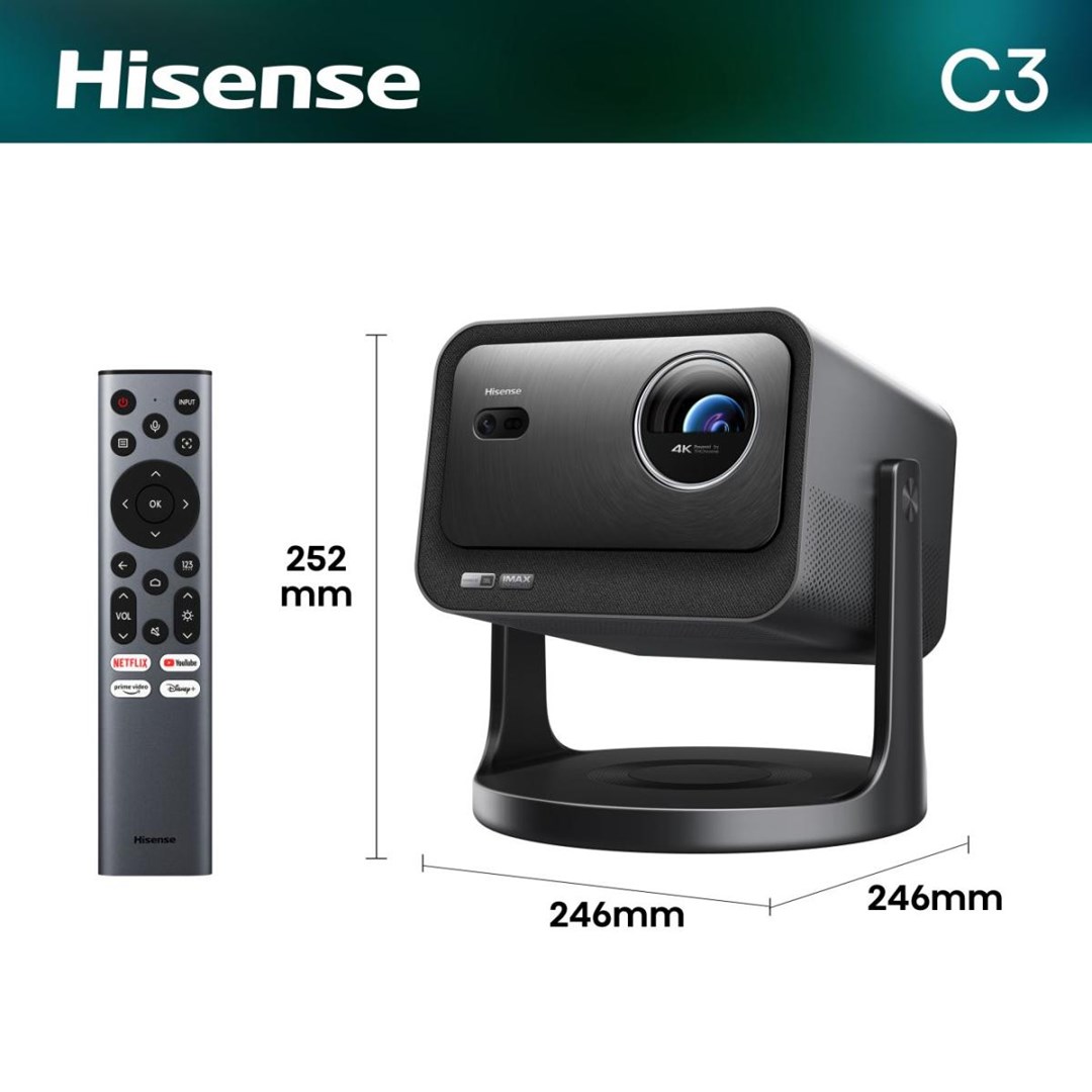 Projektor HISENSE CUBE C1 4K UHD TriChroma Laser-1
