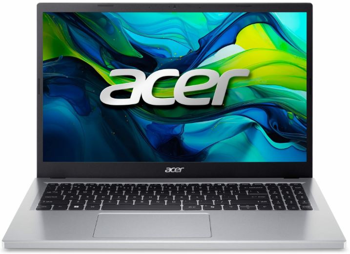 Laptop ACER Aspire Go 15 AG15-32P (15.6" FHD IPS, Intel Core 3 N305, 8GB RAM, 256GB SSD, Intel UHD Graphics, Windows 11 Home, Non-HR tipkovnica, Silver)