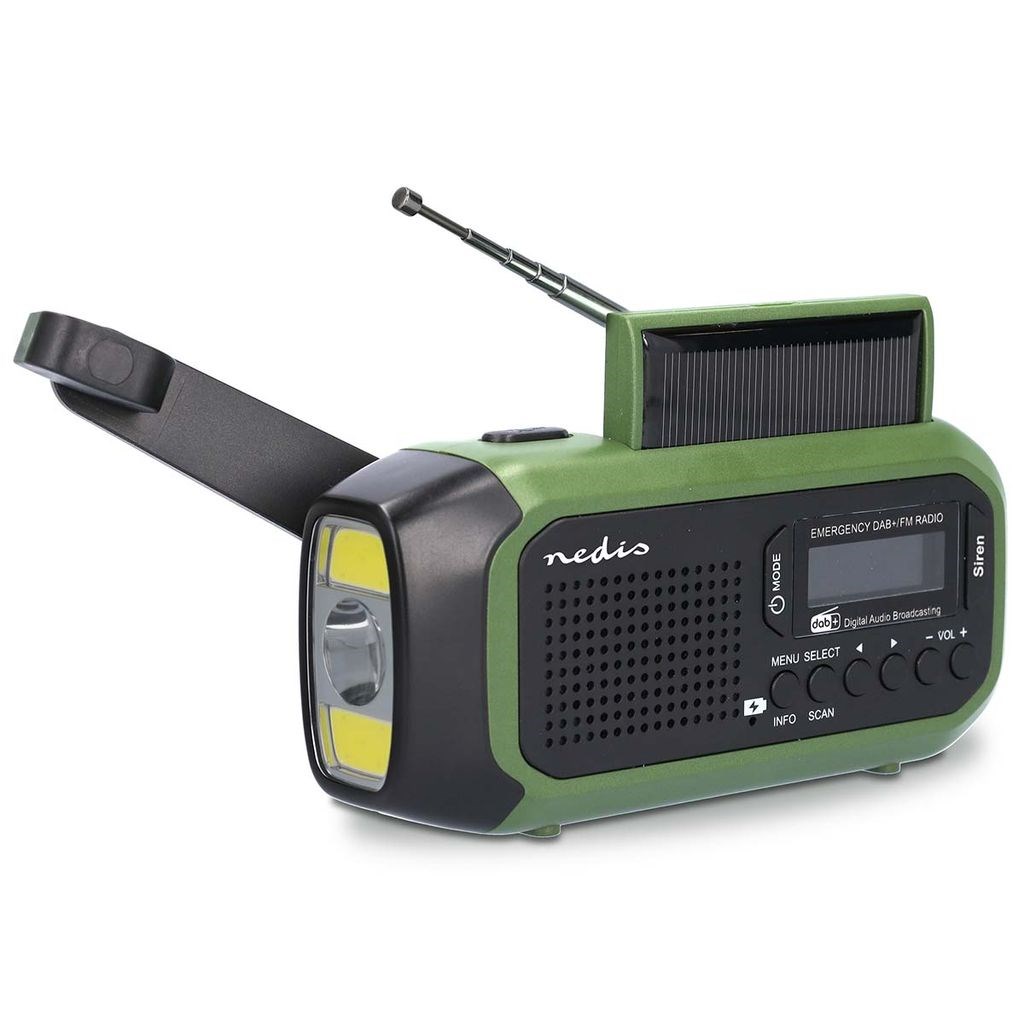 Radio prijemnik NEDIS RDDBCR2000GN DAB+/FM Bluetooth Zeleni-9