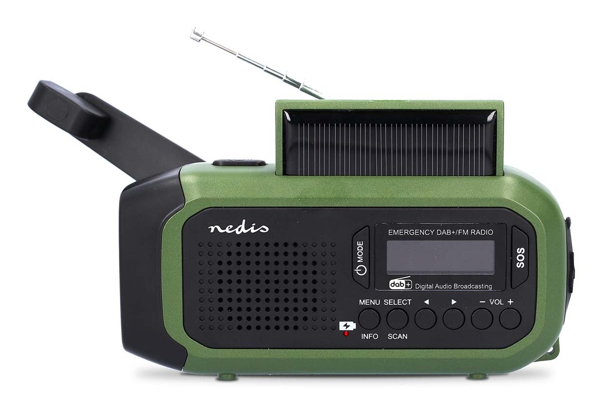 Radio prijemnik NEDIS RDDBCR2000GN DAB+/FM Bluetooth Zeleni-3