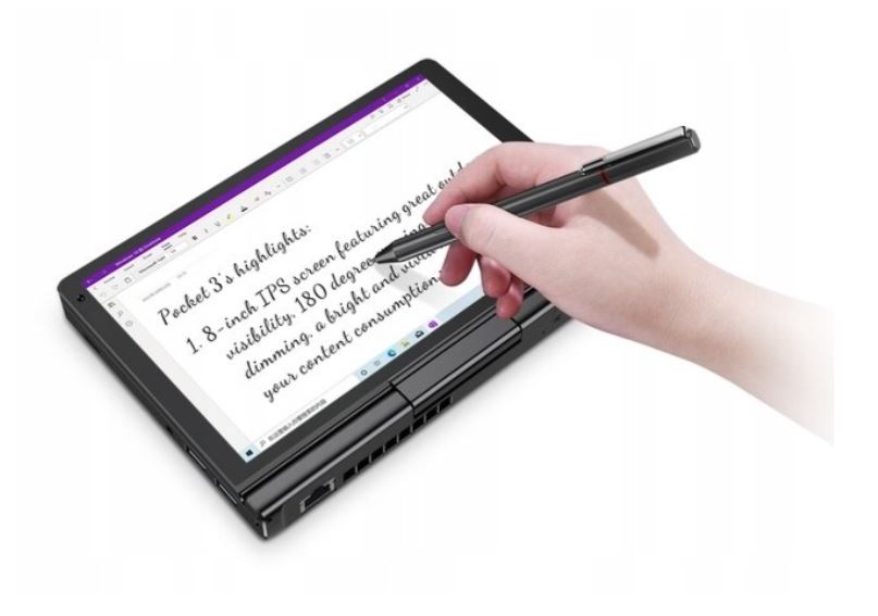 Laptop GPD Pocket 3 (8" WUXGA Touch, Pentium Gold 7505, 16GB RAM, 512GB SSD, Windows 11, Non-HR tipkovnica, Graphite)-2