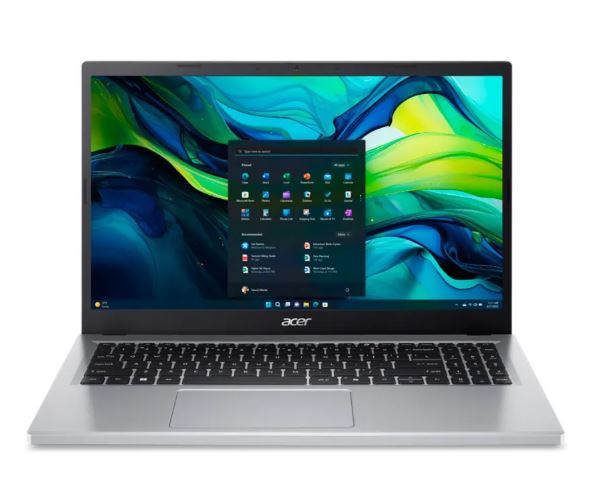 Laptop ACER Aspire Go 15 AG15-31P (15.6", IPS, Full HD, Ryzen 5 7520U, 8GB, 512GB SSD, AMD Radeon 610M, Windows 11 Home, Non-HR tipkovnica, Pure Silver)