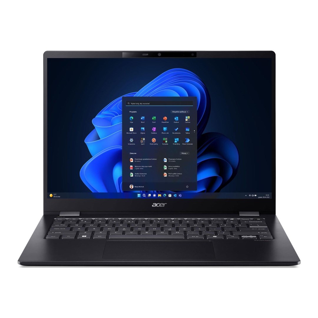 Laptop ACER Travelmate P6 TMP614-54-TCO (14" 2.8K OLED, Intel Core Ultra 7 155U, 32GB RAM, 1TB SSD, Intel Graphics, Windows 11 Pro, Non-HR tipkovnica, Slate Blue)-0