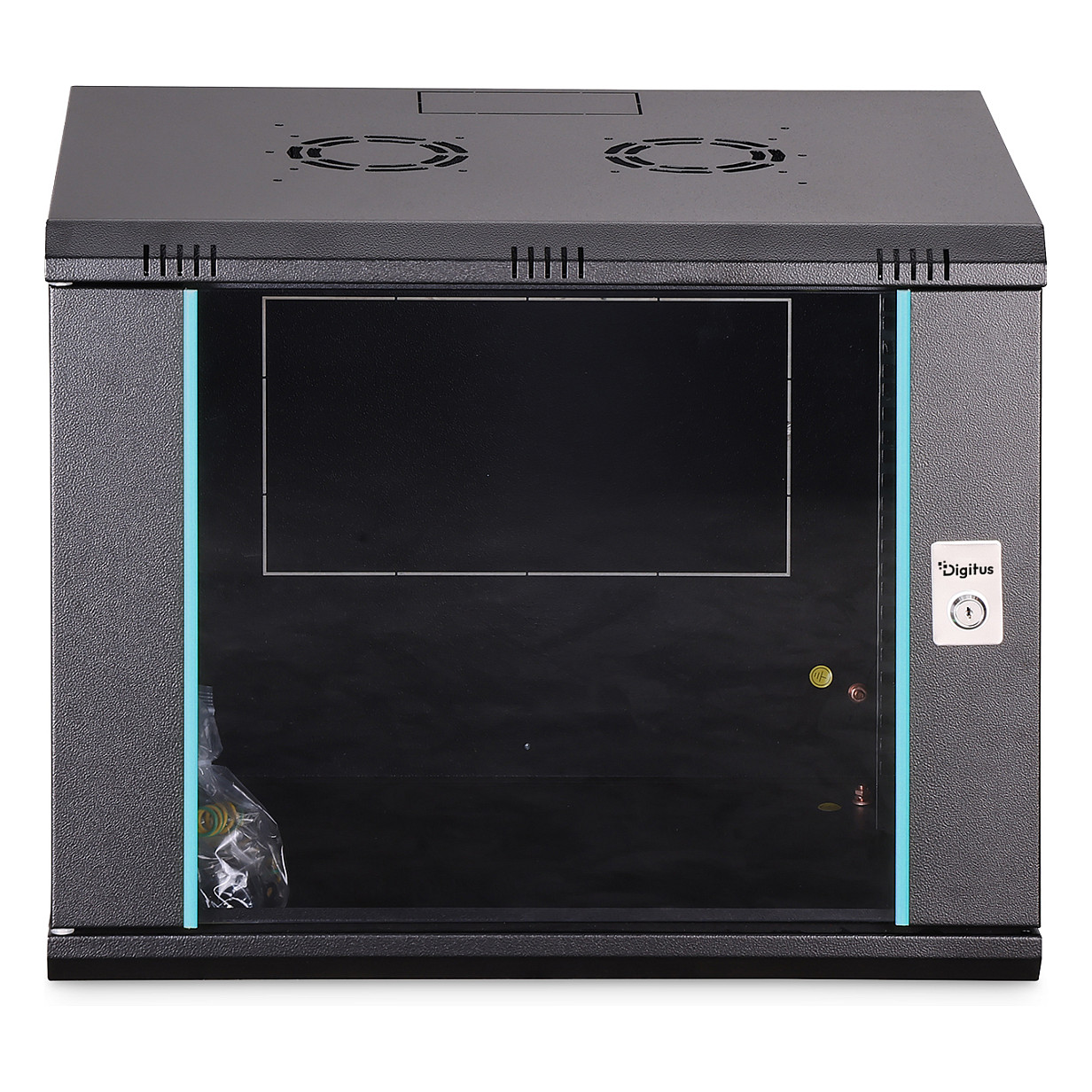 Zidni mrežni ormar DIGITUS Dynamic-N 9U 600x450mm, sivi, nesastavljen-2