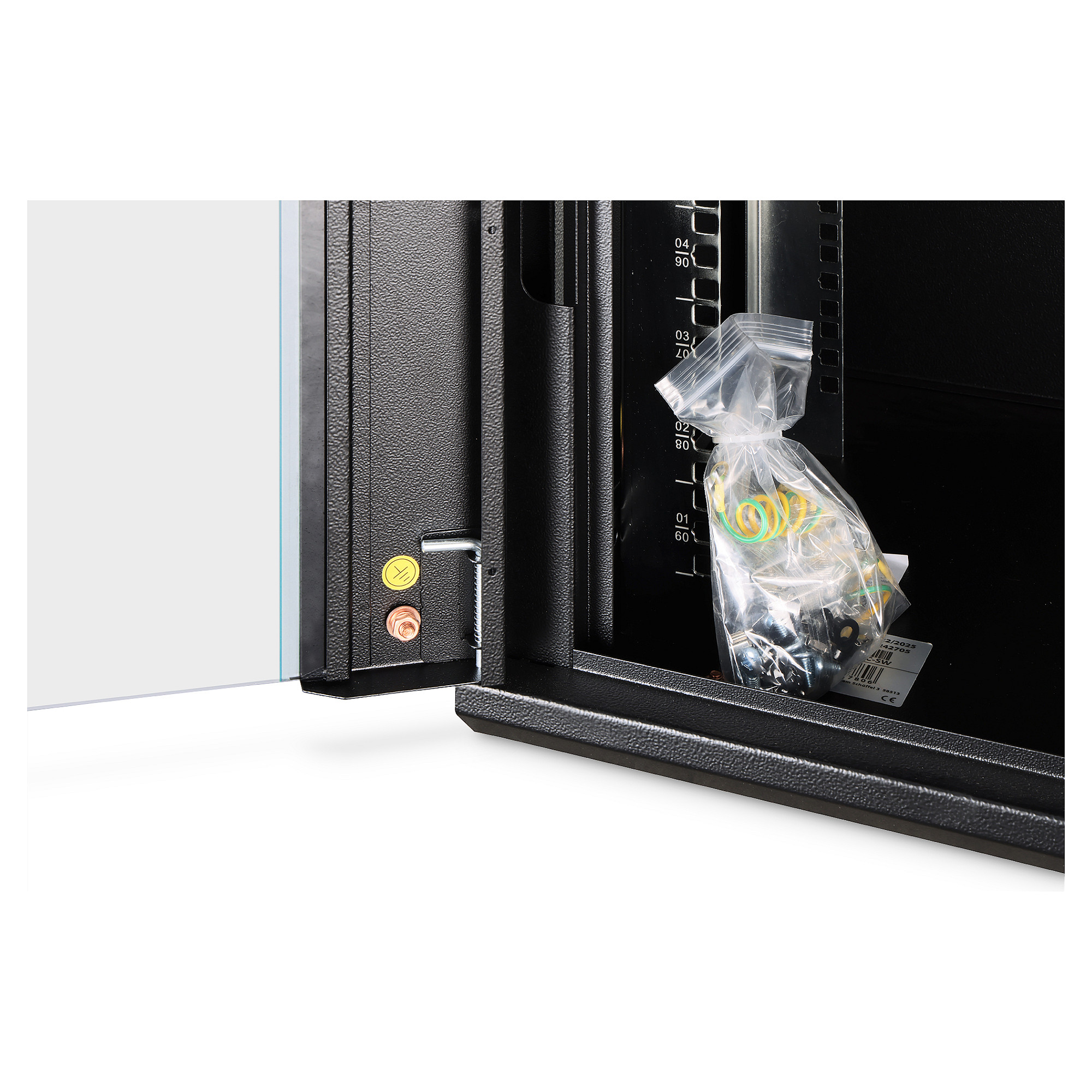 Zidni mrežni ormar DIGITUS Dynamic-N 9U 600x450mm, sivi, nesastavljen-5