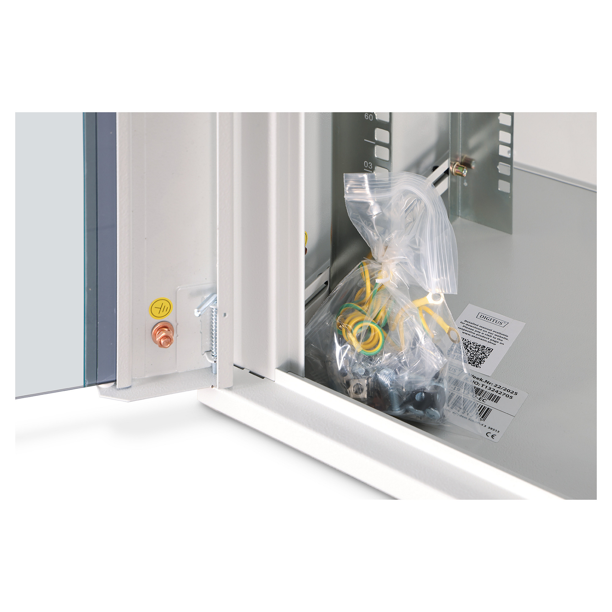 Zidni mrežni ormar DIGITUS Dynamic-N 9U 600x450mm nesastavljen sivi (DN-19 09-U-S-N)-5