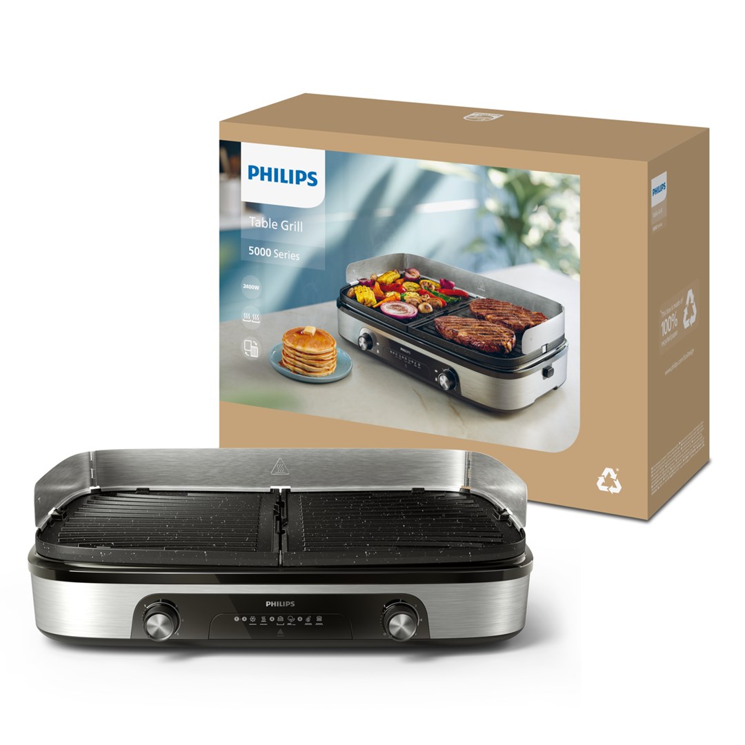 Kontaktni roštilj PHILIPS 3000 Series HD6222/90 (2000W, 3-u-1)-3