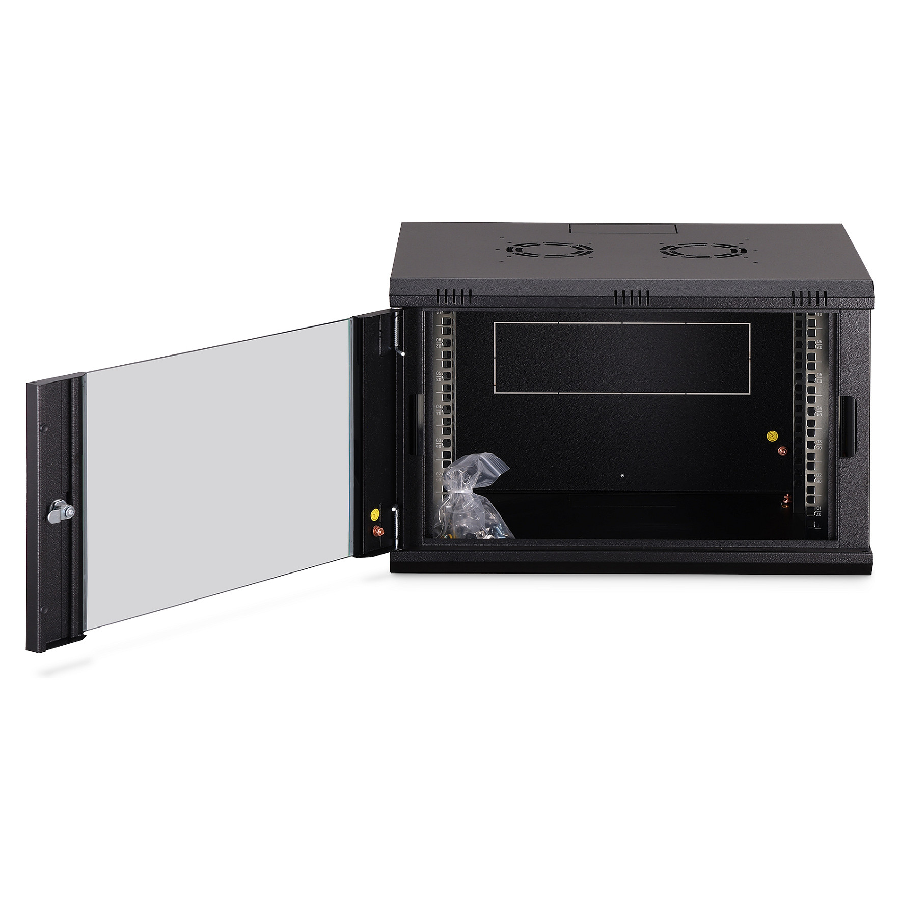 Mrežni ormar DIGITUS 7U Dynamic Basic DN-19 07-U-N, 600x450mm, zidni, nesastavljen, sivi-4