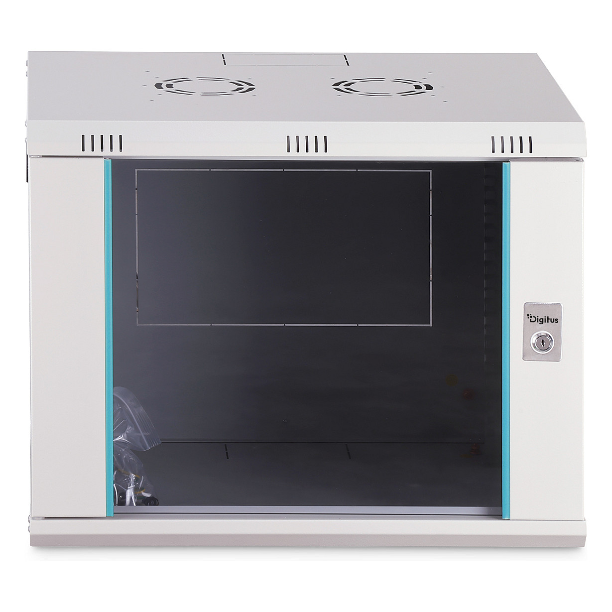 Zidni mrežni ormar DIGITUS 9U 19" 600x450mm, Rasklopljen, Sivi-2