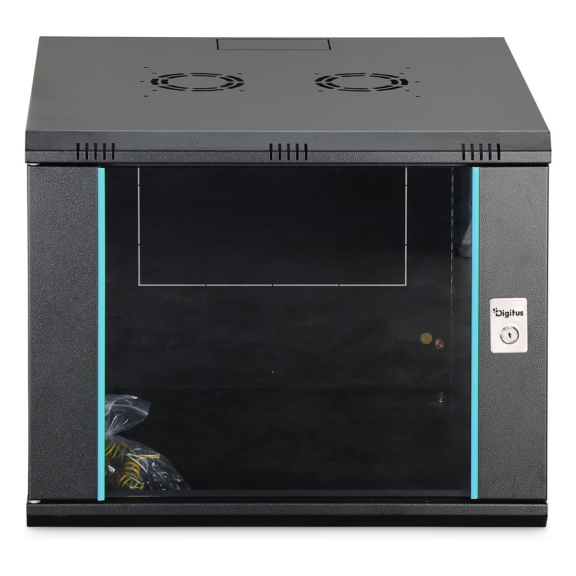 Zidni mrežni ormar DIGITUS Dynamic-N 9U 600x600mm sivi (nesastavljen)-2