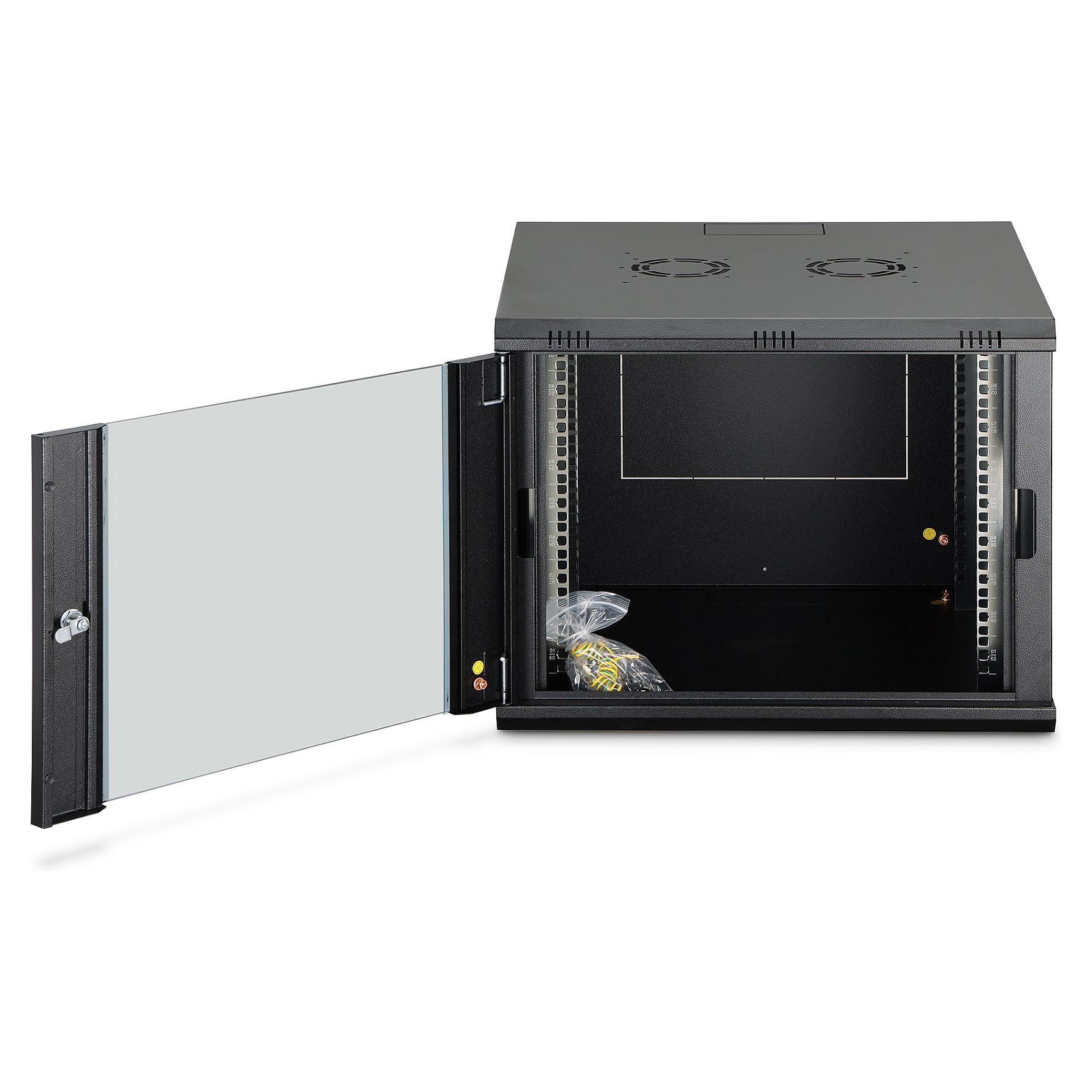 Zidni mrežni ormar DIGITUS Dynamic-N 9U 600x600mm sivi (nesastavljen)-4