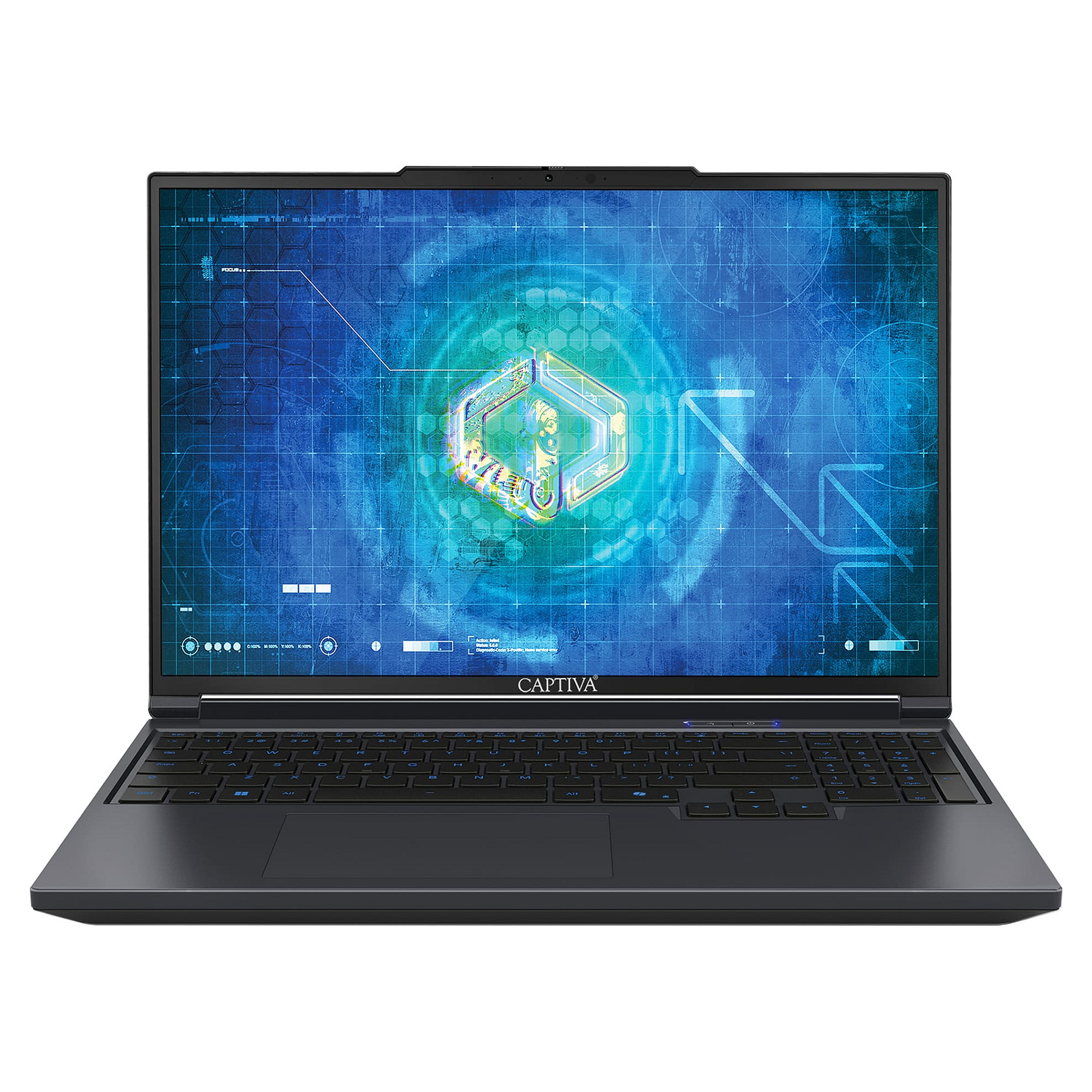 Laptop CAPTIVA Highend Gaming I79-480 (16" IPS WQXGA, Intel Core i9-14900HX, 32GB, 1TB SSD, GeForce RTX 4070, Windows 11 Home, Non-HR tipkovnica, siva)-0