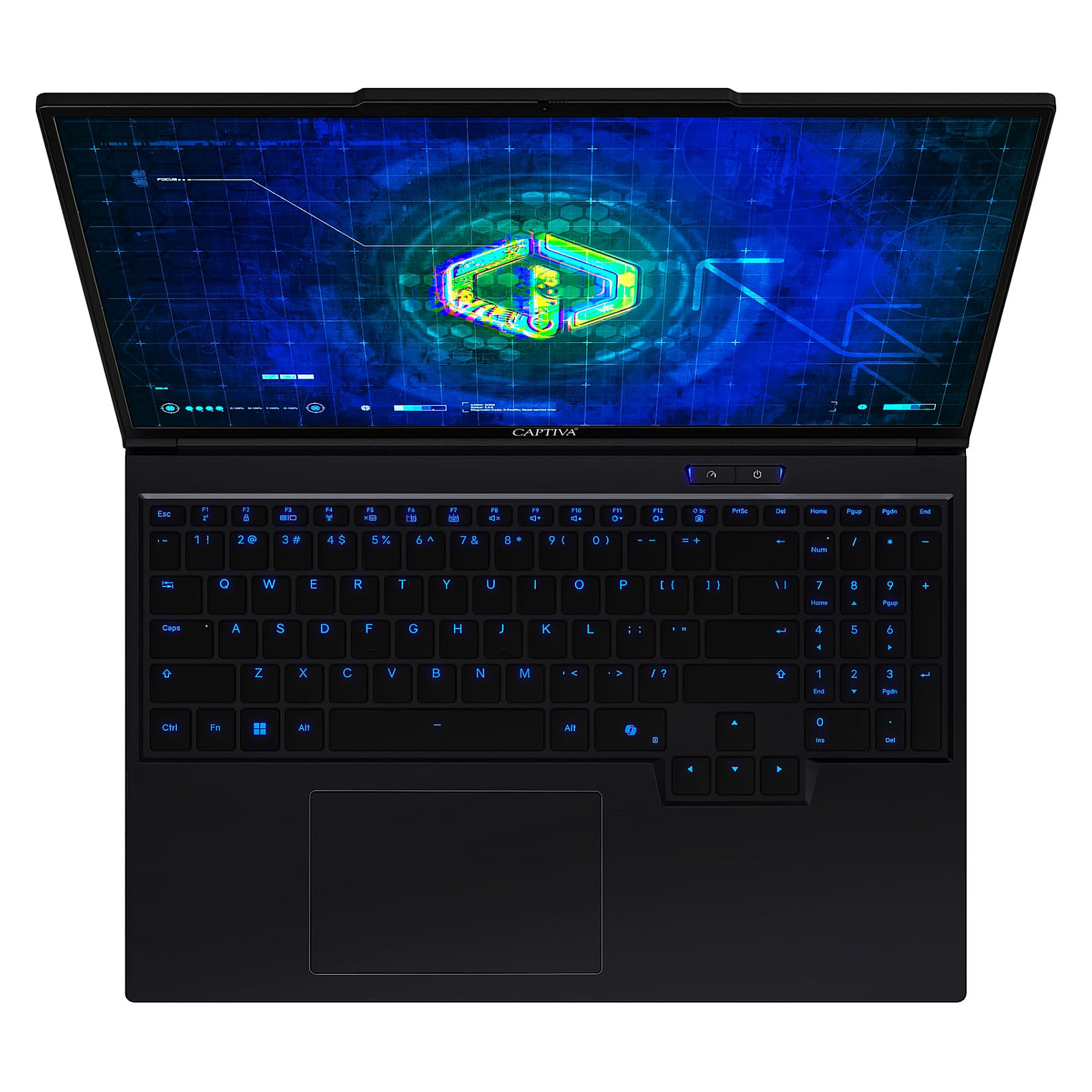 Laptop CAPTIVA Highend Gaming I79-480 (16" IPS WQXGA, Intel Core i9-14900HX, 32GB, 1TB SSD, GeForce RTX 4070, Windows 11 Home, Non-HR tipkovnica, siva)-2