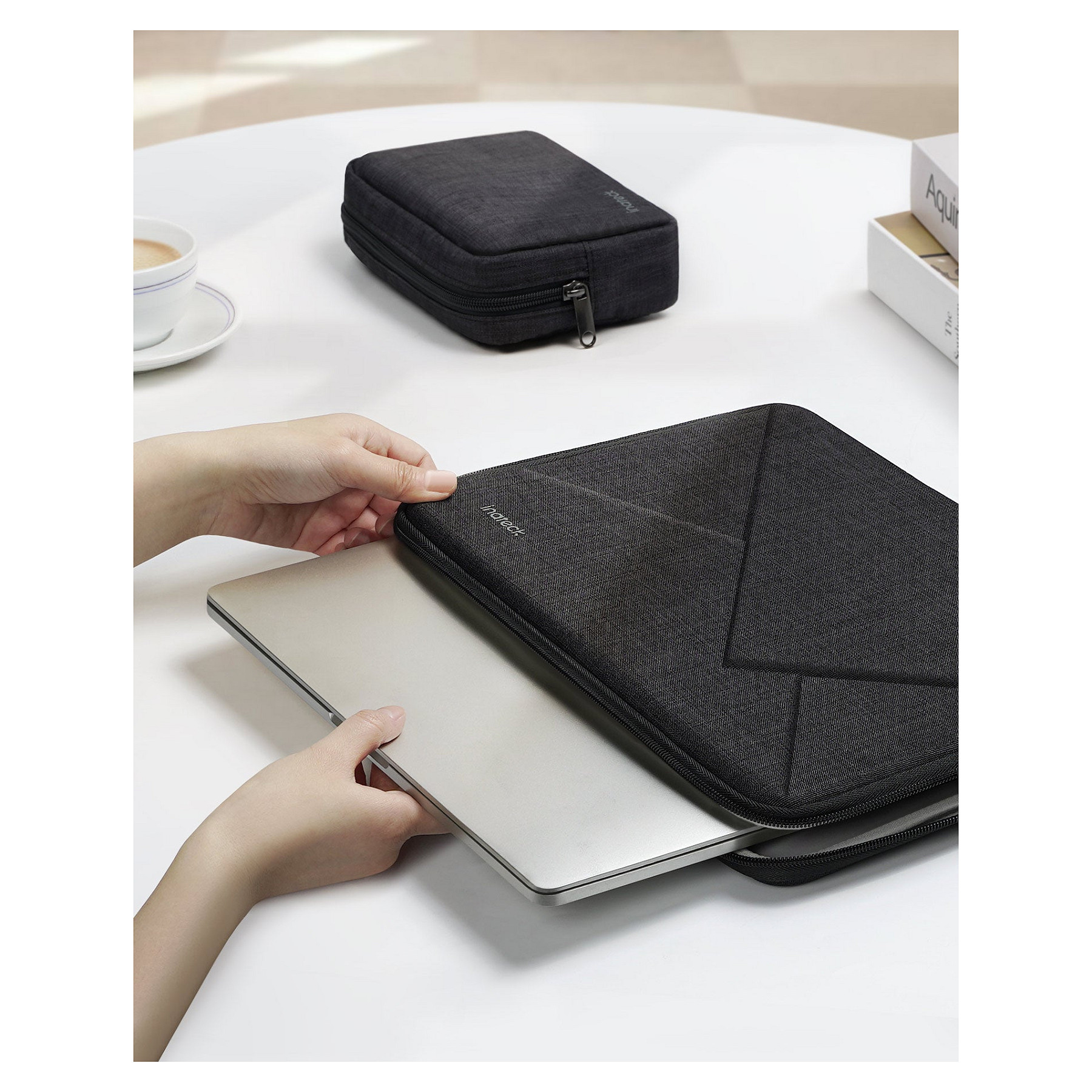 Torba za laptop INATECK LB01007 13-14 inča s torbicom za pribor, Crna-1