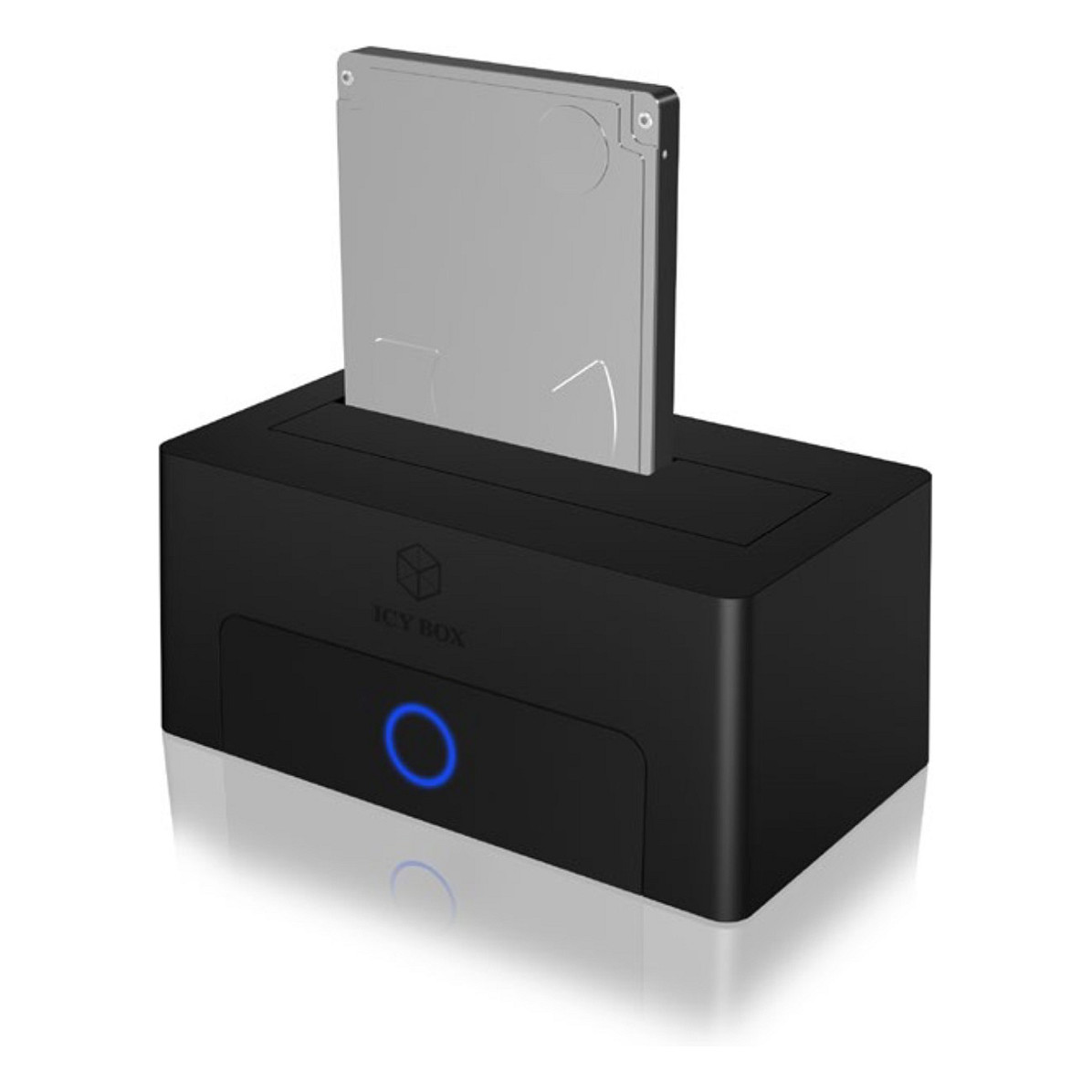 Docking stanica ICY BOX IB-1122-U3-B za 2.5"/3.5" SATA HDD/SSD, USB 3.2 Gen 1, crna