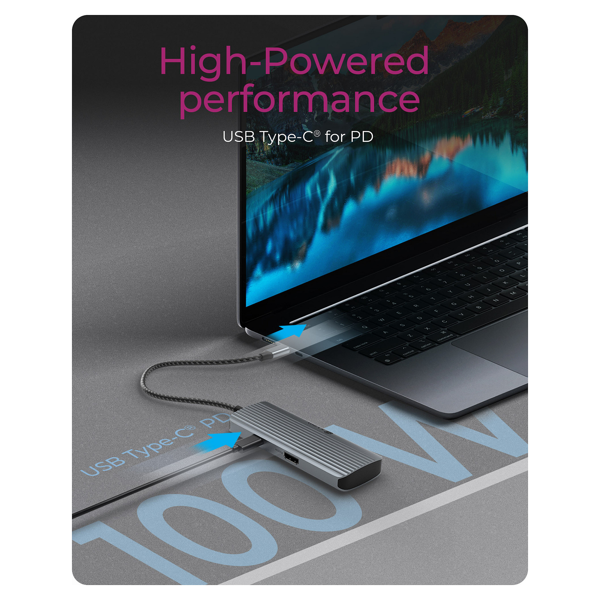 USB-C Docking Stanica ICY BOX IB-DK4022a-CPD (HDMI, VGA, 3x USB 3.0, PD 100W)-1