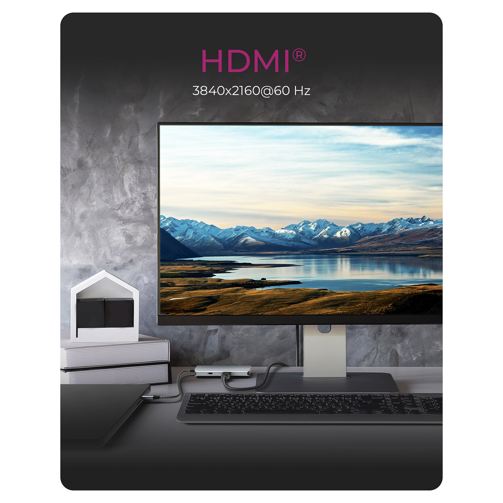 USB-C Docking Stanica ICY BOX IB-DK4022a-CPD (HDMI, VGA, 3x USB 3.0, PD 100W)-3