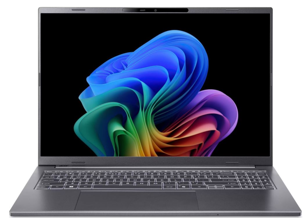Laptop ACER Aspire A16 A16-61M-R8T1 (16" WUXGA, AMD Ryzen AI 7 PRO 350U, 32GB, 1TB SSD, AMD Radeon 780M, Windows 11 Home, Non-HR tipkovnica, Steel Gray)