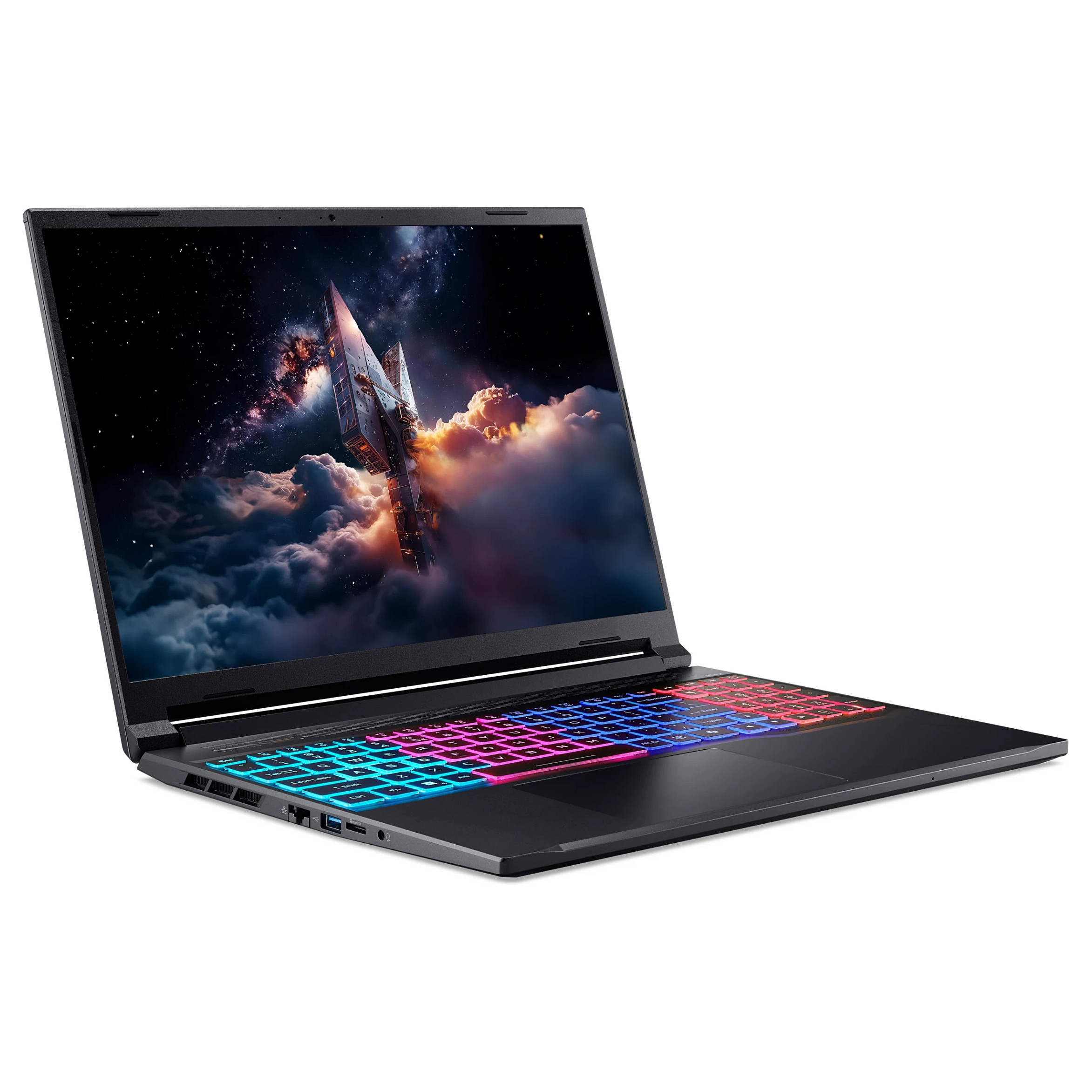 Laptop ACER Nitro V 16 ANV16-41-R6WL (16.0" IPS WQXGA, Ryzen 7 8845HS, 16GB RAM, 1TB SSD, GeForce RTX 4070 8GB, Windows 11 Home, Non-HR tipkovnica, Obsidian Black)-1