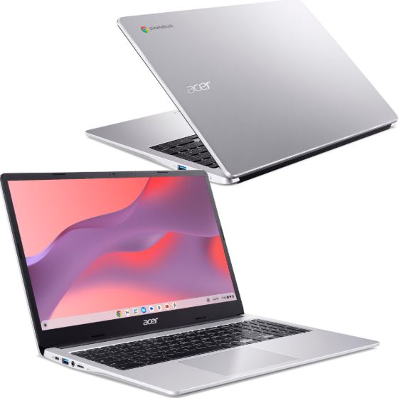 Laptop ACER Chromebook 315 CB315-4H-C4VS (15.6" FHD IPS, Intel Celeron N5100, 8GB RAM, 128GB eMMC, Intel UHD Graphics, Chrome OS, Non-HR tipkovnica, Silver)-0