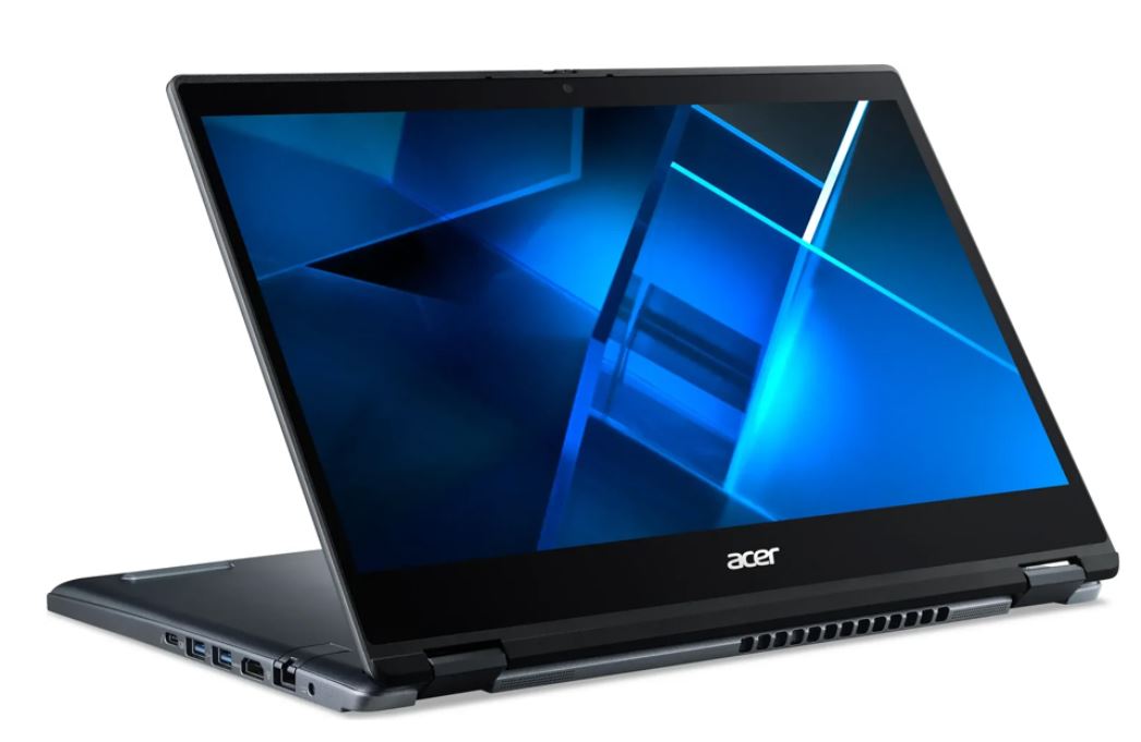 Laptop ACER TravelMate P4 Spin P414RN-54 (14" WUXGA Touch, Core 5 115U, 16GB, 1TB SSD, Intel Iris Xe, Linux, Non-HR tipkovnica, Slate Blue)-0