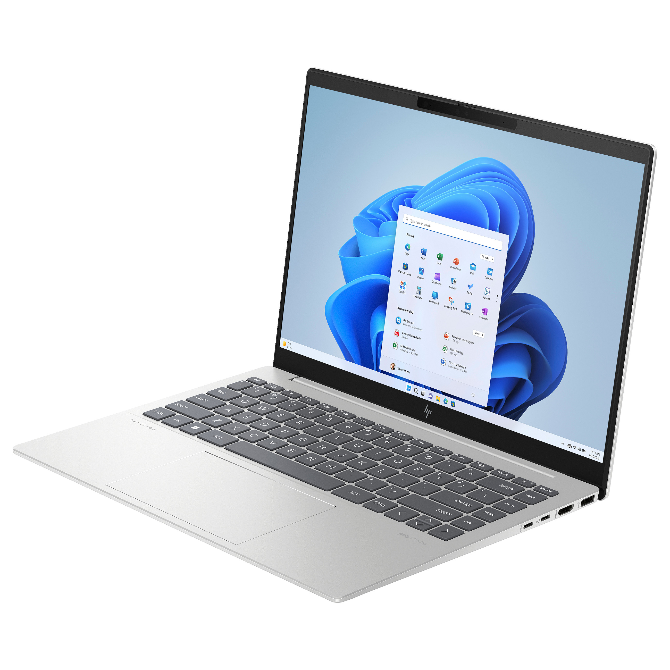 Laptop HP Pavilion Plus 14-ew1175ng (14" OLED 2.8K, Intel Core Ultra 7 155H, 32GB RAM, 1TB SSD, Intel Arc Graphics, Windows 11 Home, Non-HR tipkovnica, Natural Silver)-13
