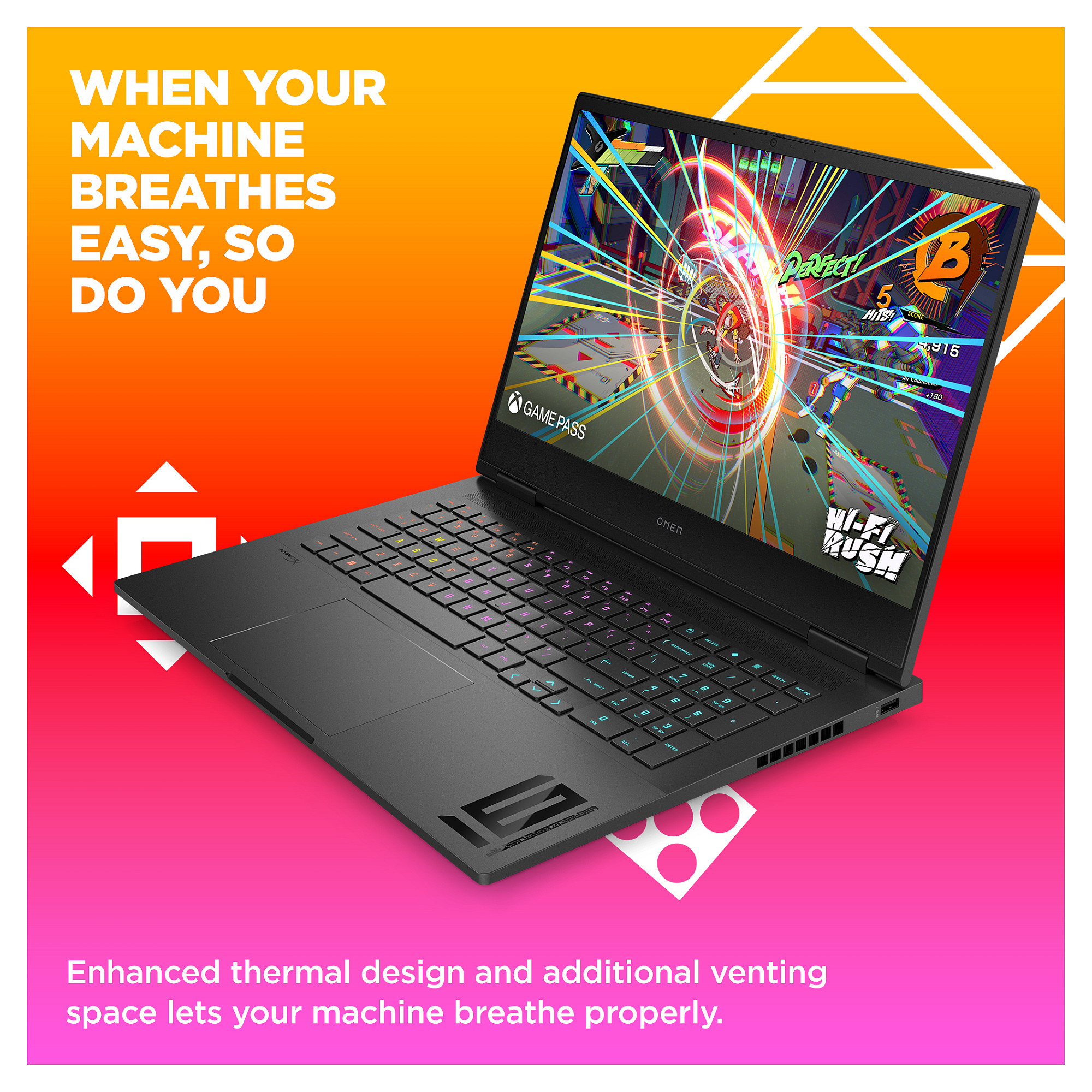 Laptop HP OMEN 16-wf1075ng (16.1" IPS QHD 240Hz, Intel Core i7-14700HX, 16GB DDR5, 512GB SSD, NVIDIA GeForce RTX 4070 8GB, Windows 11 Home, Non-HR tipkovnica, Shadow Black)-18