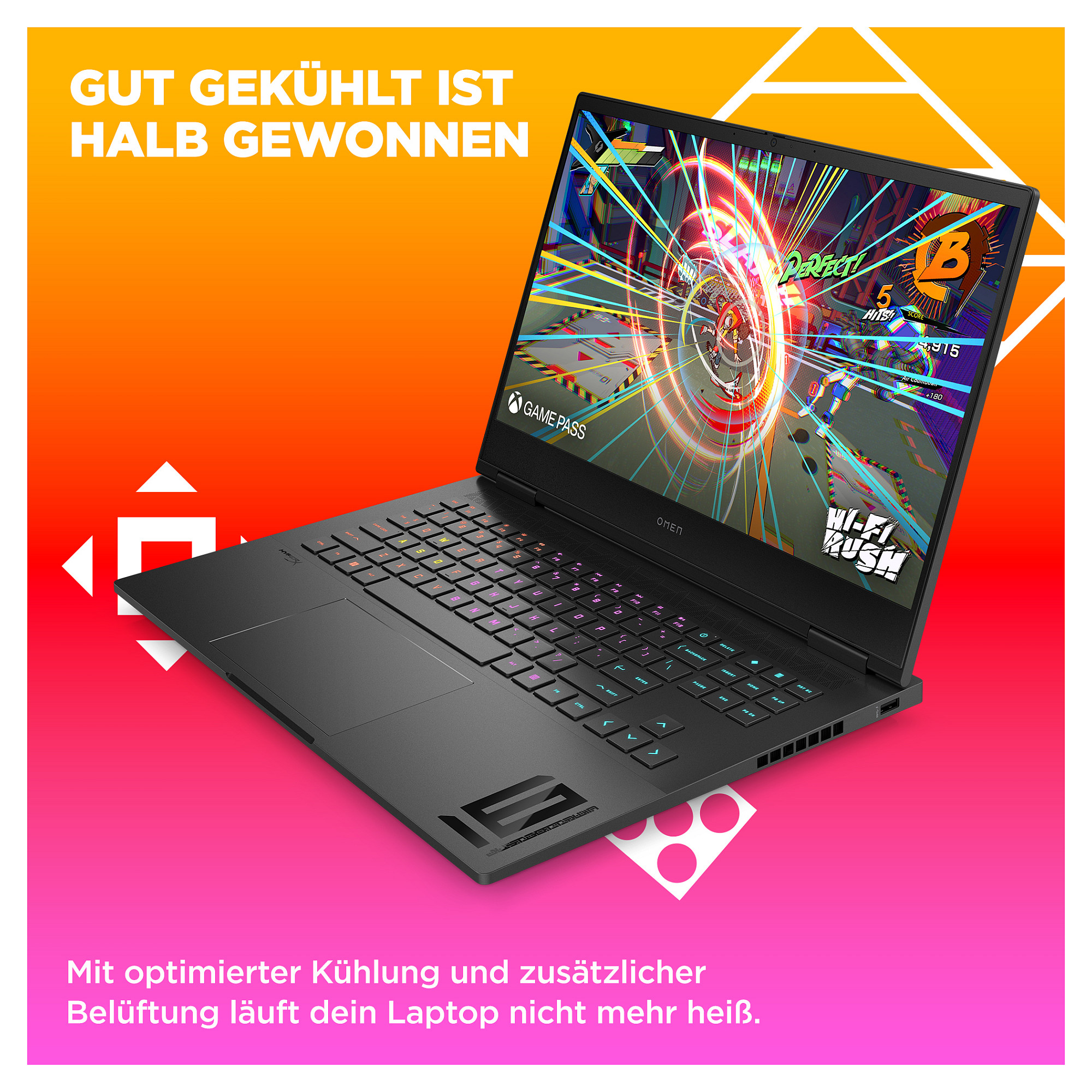 Laptop HP OMEN 16-wf1075ng (16.1" IPS QHD 240Hz, Intel Core i7-14700HX, 16GB DDR5, 512GB SSD, NVIDIA GeForce RTX 4070 8GB, Windows 11 Home, Non-HR tipkovnica, Shadow Black)-21