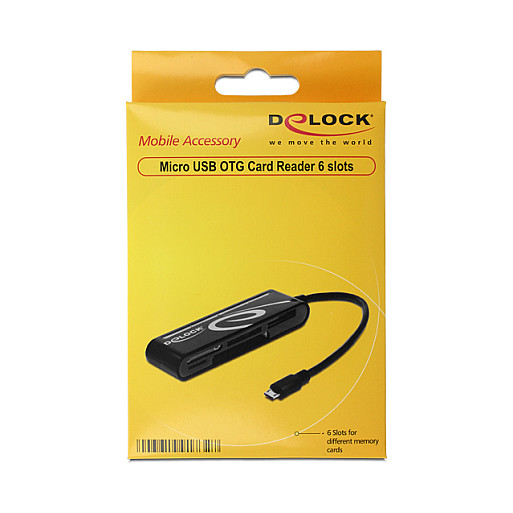 Čitač kartica DELOCK Micro USB OTG s 5 utora-1