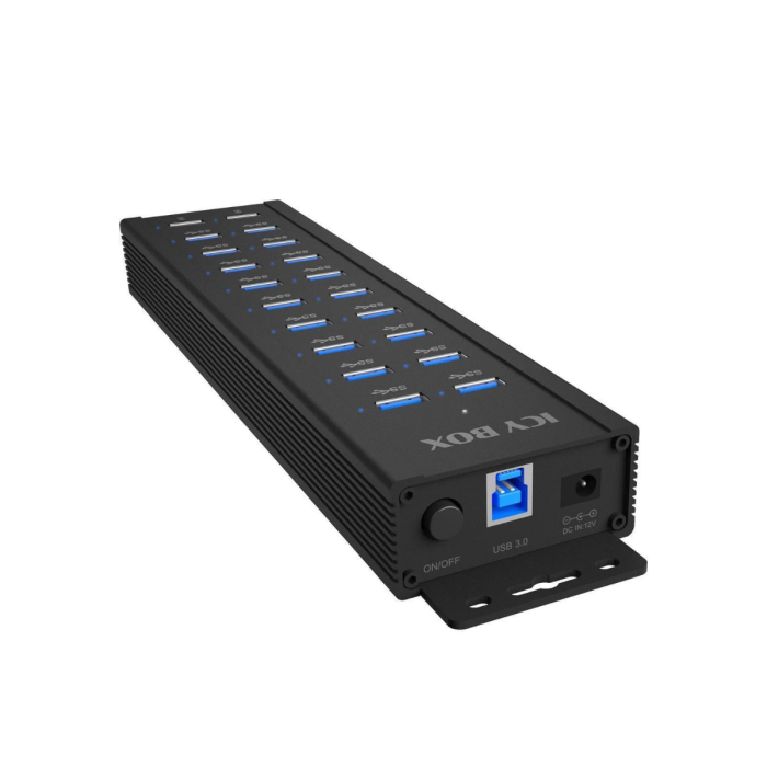 USB Hub ICY BOX IB-AC6118 20-portni (18x USB 3.0 + 2x USB-A punjenje)-7