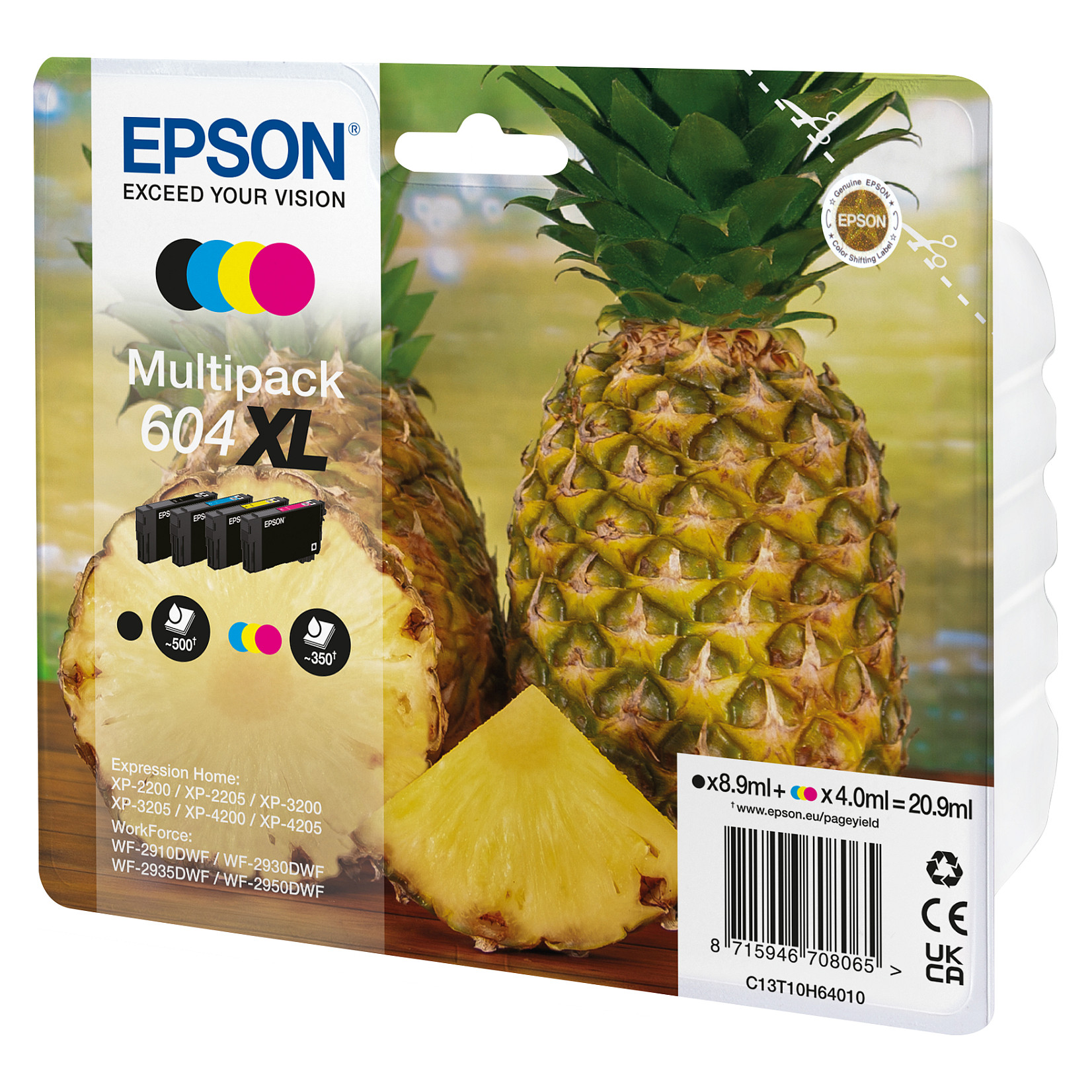 Tinta EPSON 604XL Multipack (C13T10H64010)