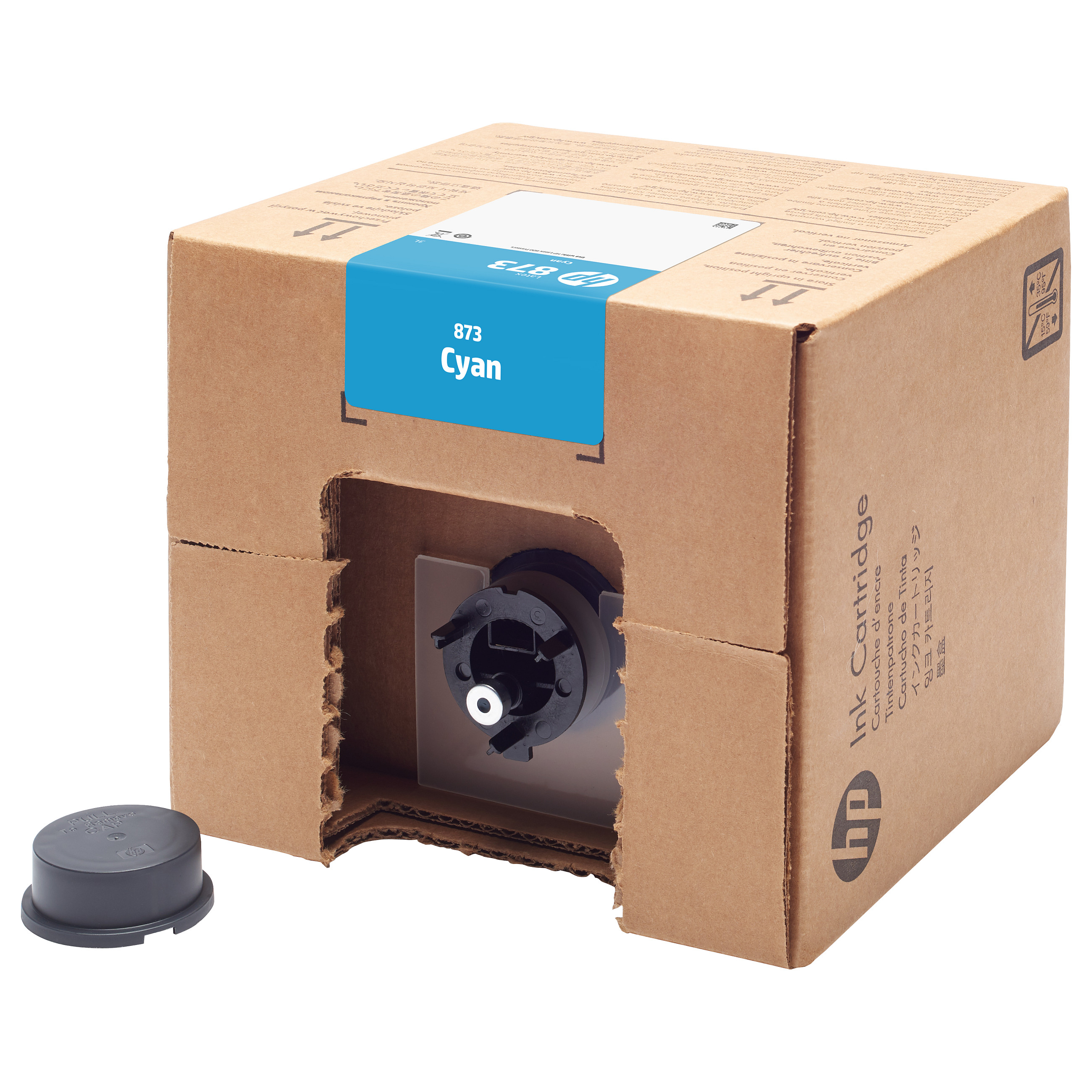 Tinta za printer HP 873 (3L, Cyan, Latex)