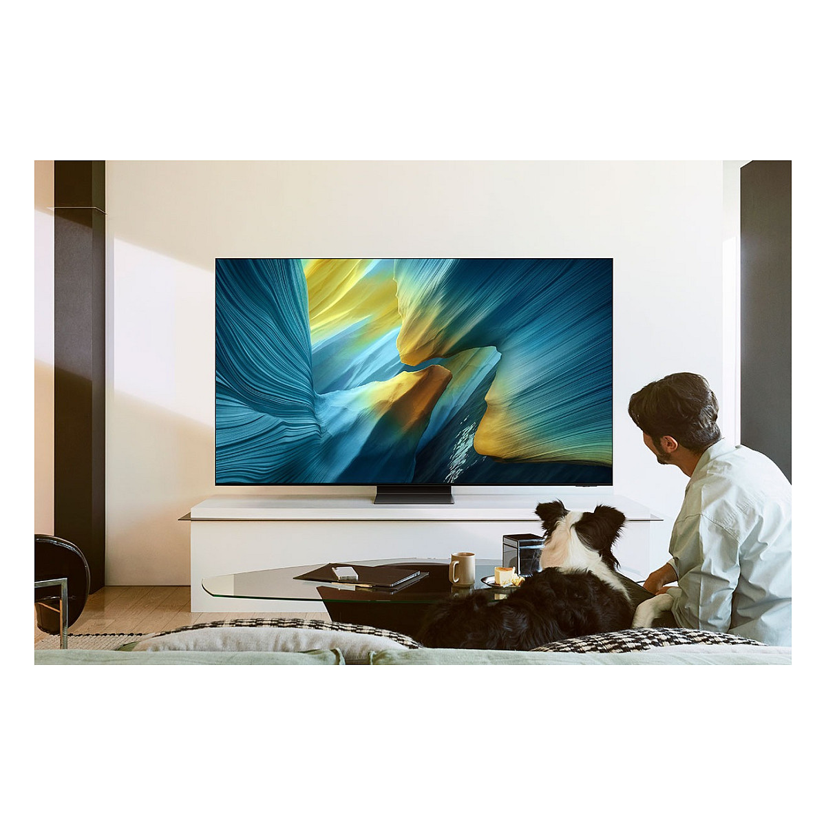 TV SAMSUNG GQ55S95CAT (55", 139 cm, OLED, 4K, 144Hz, Smart TV, Titan Black)-6