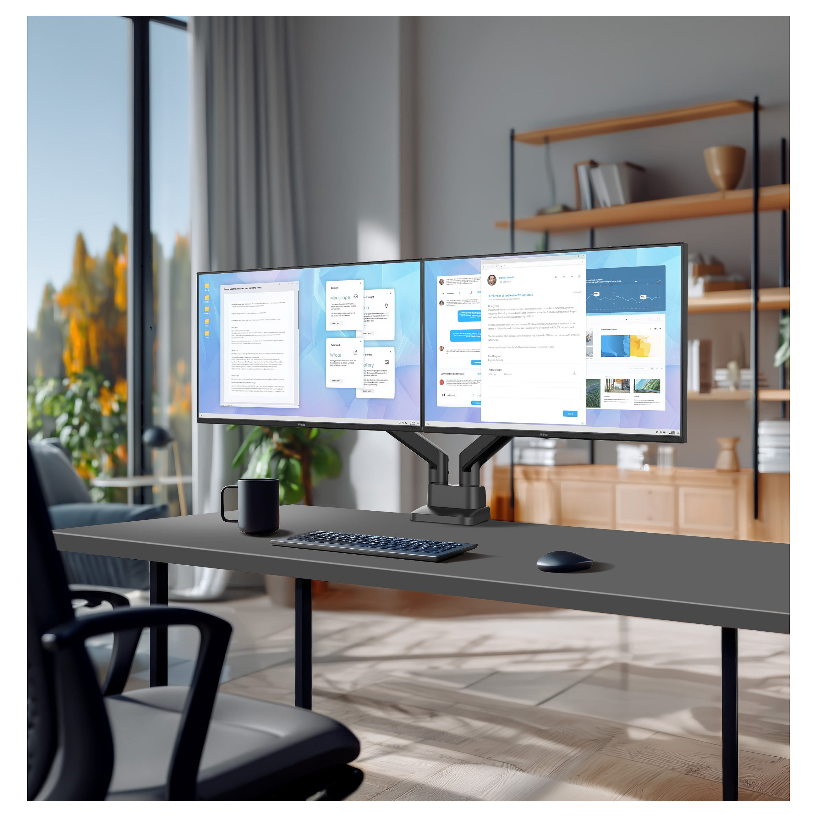 Monitor IIYAMA ProLite XB2491H-B1 23.8" IPS Full HD 75Hz HAS-23