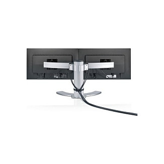 Stalak za monitor FUJITSU Dual Monitor Stand (za 2x 27", VESA 100, srebrni)-0