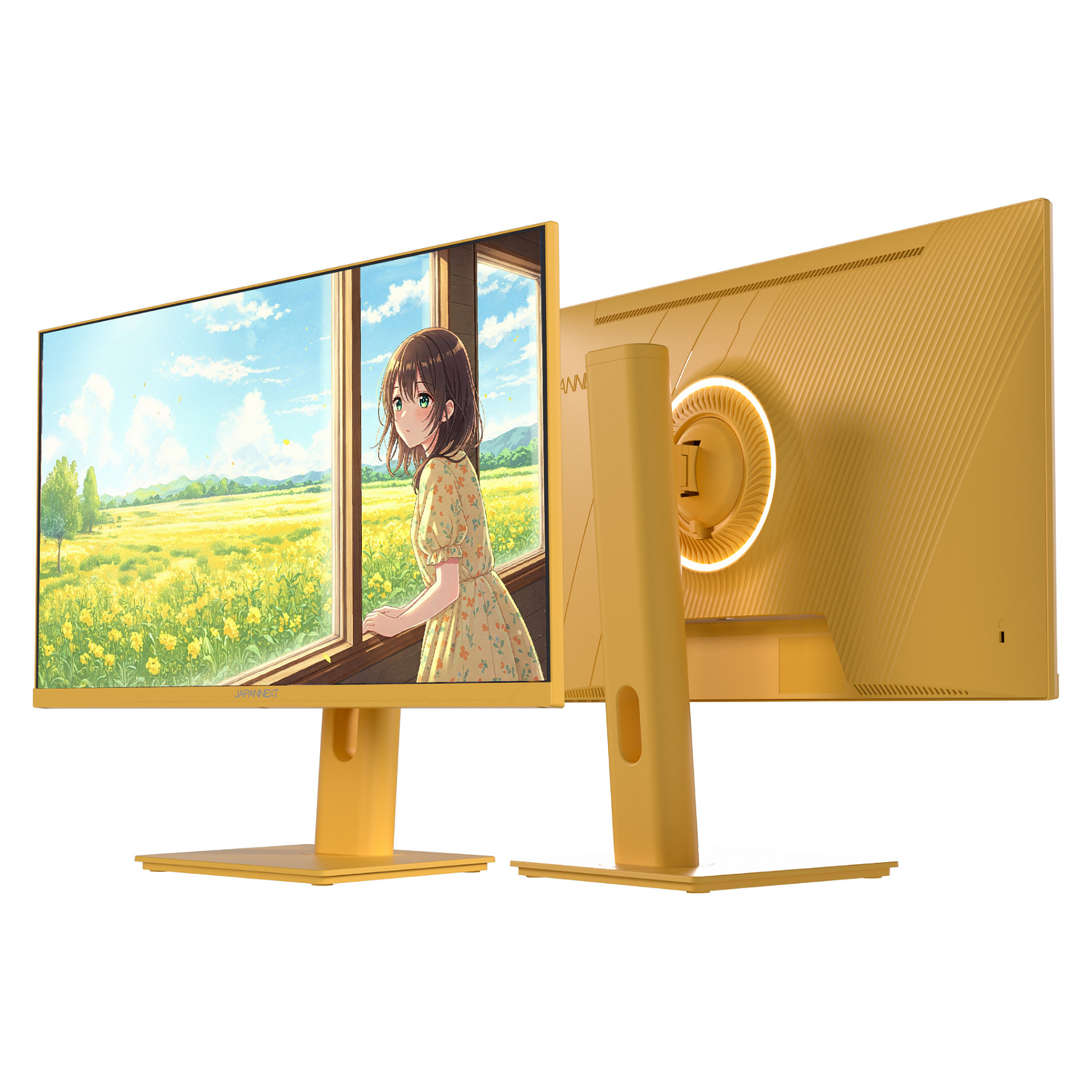 Monitor JAPANNEXT JN-I238FHD120F-HSP-YE (23.8", IPS, FHD, 120Hz, žuti)-0