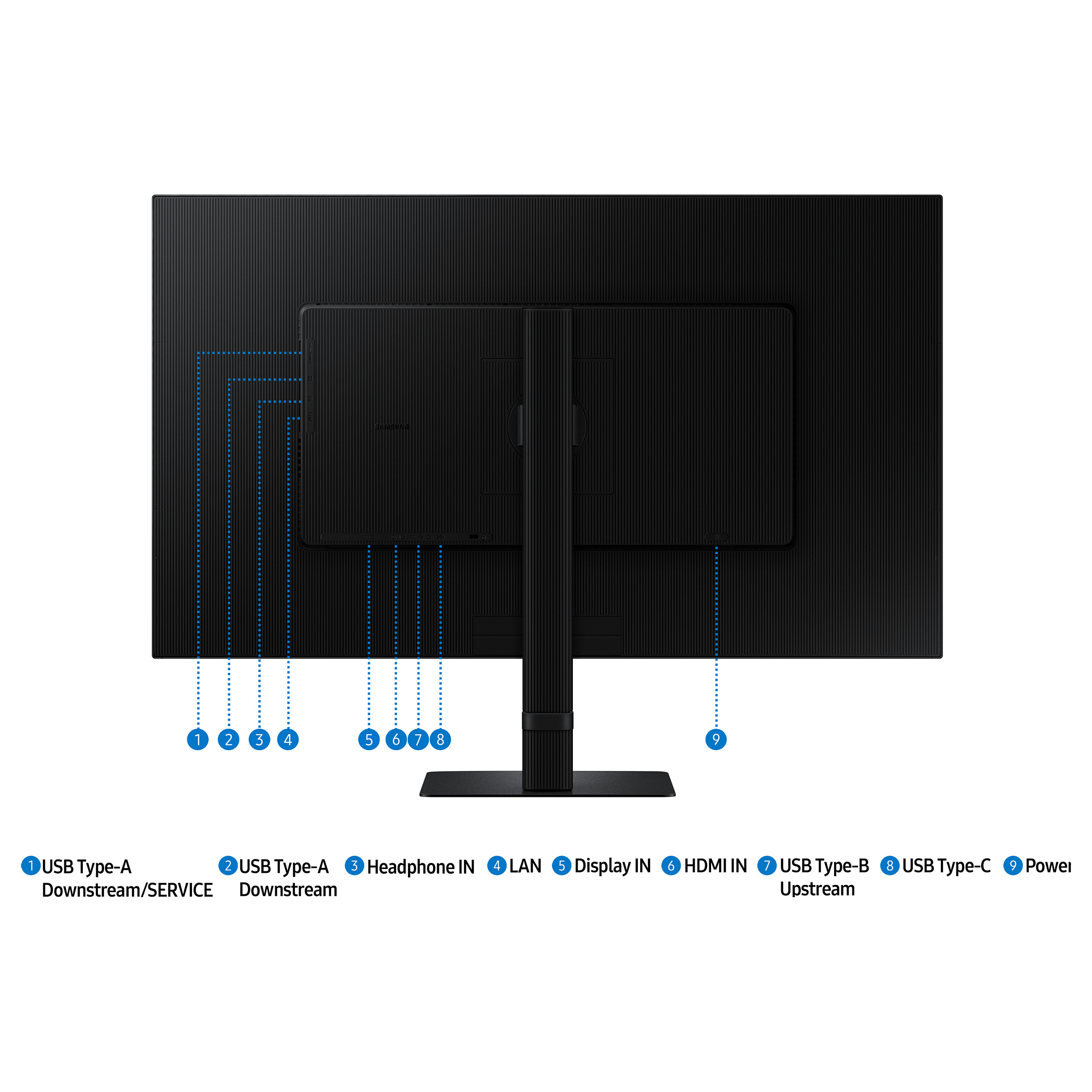 Monitor SAMSUNG ViewFinity S8 S80UD 32" 4K UHD VA HDR10 USB-C-8