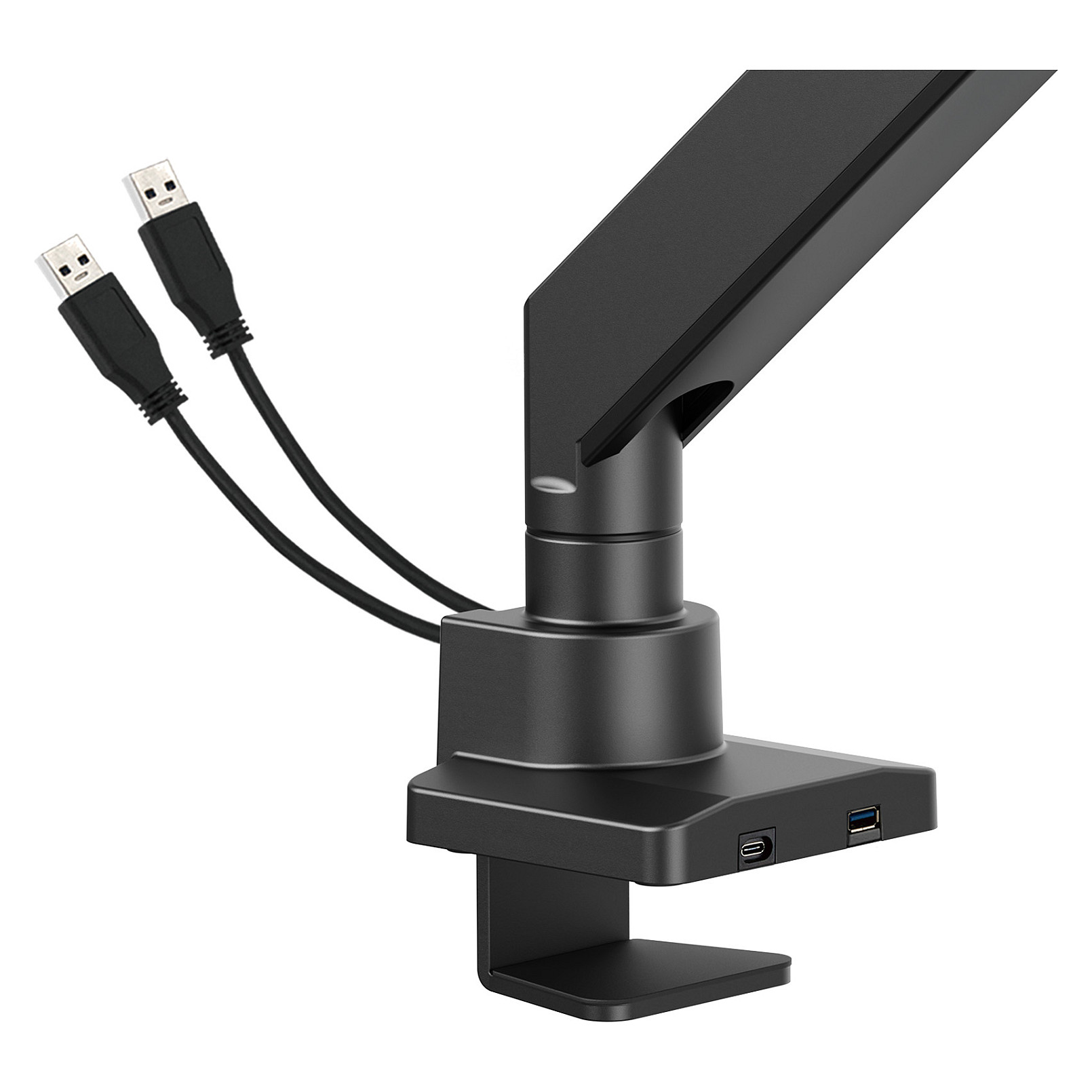 Stolni nosač za monitor MANHATTAN Ultra Heavy-Duty 462594, za 1 monitor 17"-57", do 27 kg, USB hub-10