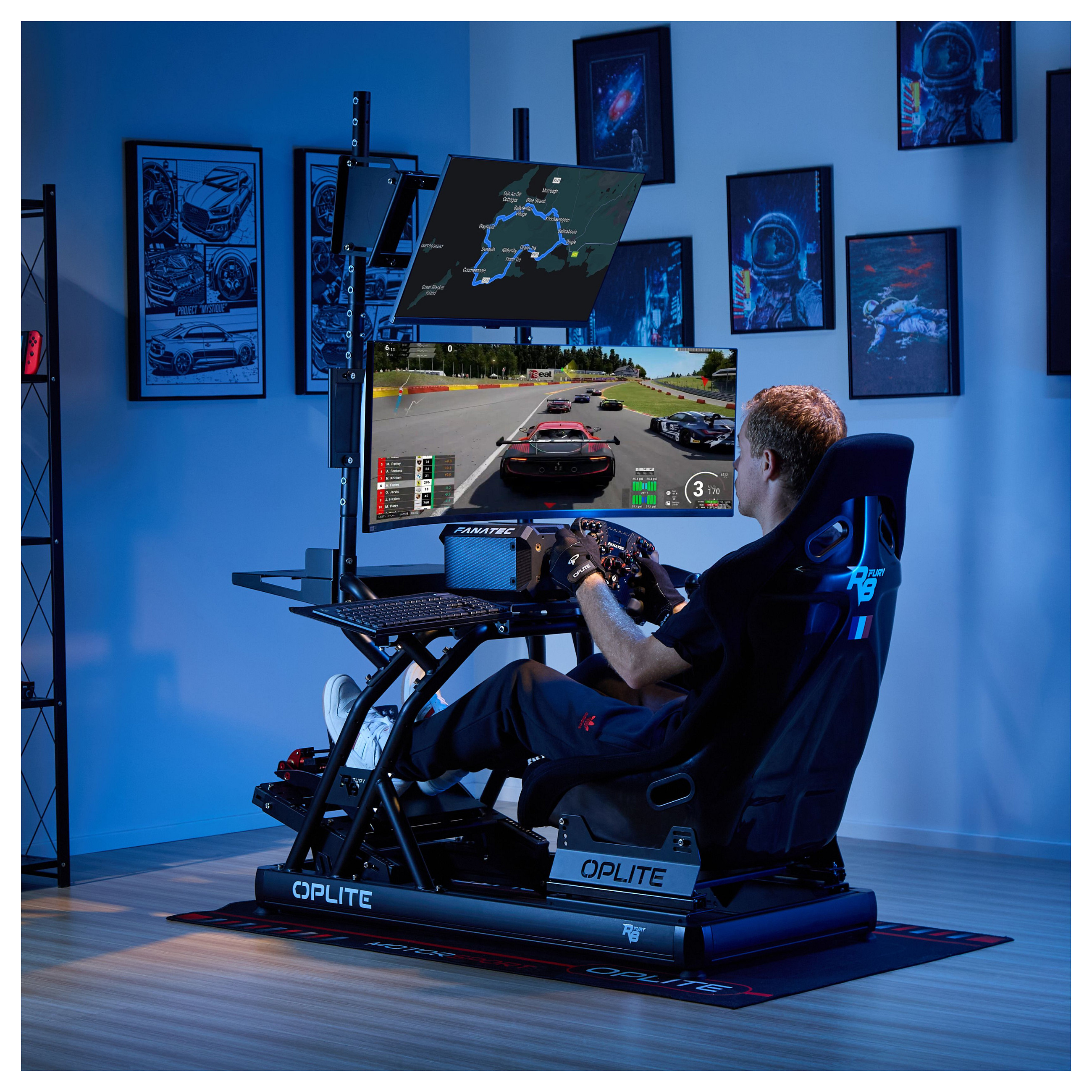 Stalak za monitor OPLITE R8 Single crni-5