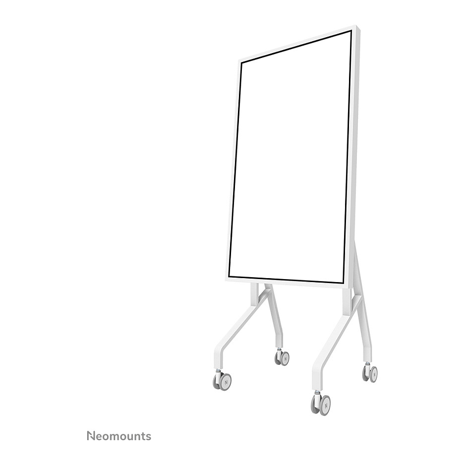 Mobilni podni stalak NEOMOUNTS FL50-515WH1, za ekrane 42"-86", do 70kg, rotirajući, bijeli-1