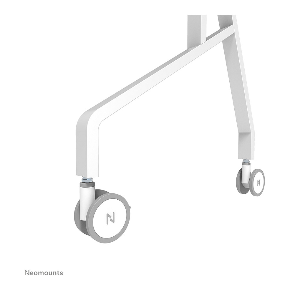 Mobilni podni stalak NEOMOUNTS FL50-515WH1, za ekrane 42"-86", do 70kg, rotirajući, bijeli-3