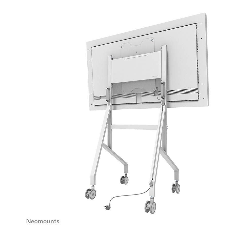 Mobilni podni stalak NEOMOUNTS FL50-515WH1, za ekrane 42"-86", do 70kg, rotirajući, bijeli-4