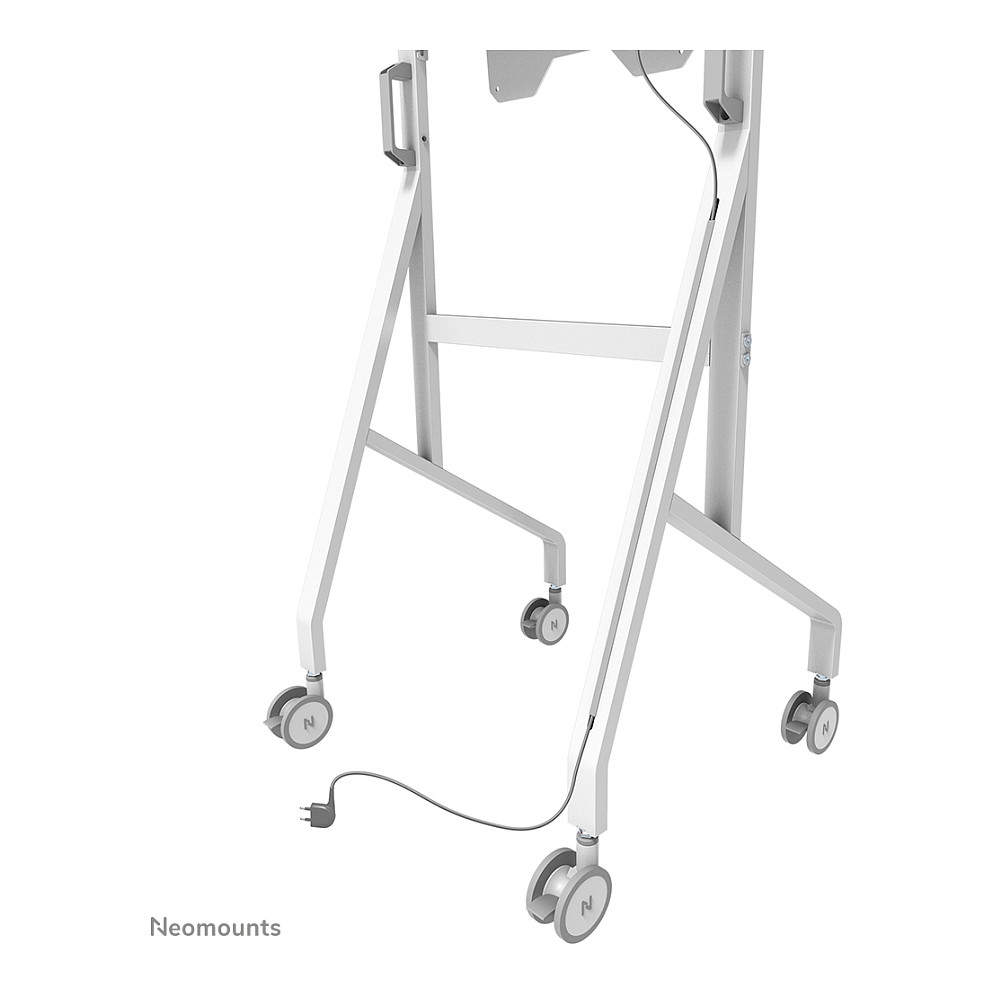 Mobilni podni stalak NEOMOUNTS FL50-515WH1, za ekrane 42"-86", do 70kg, rotirajući, bijeli-5