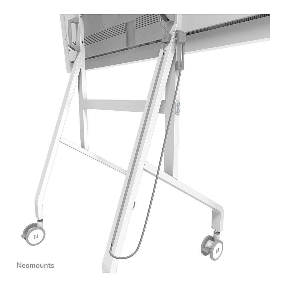 Mobilni podni stalak NEOMOUNTS FL50-515WH1, za ekrane 42"-86", do 70kg, rotirajući, bijeli-6