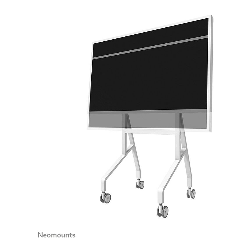 Mobilni podni stalak NEOMOUNTS FL50-515WH1, za ekrane 42"-86", do 70kg, rotirajući, bijeli-13