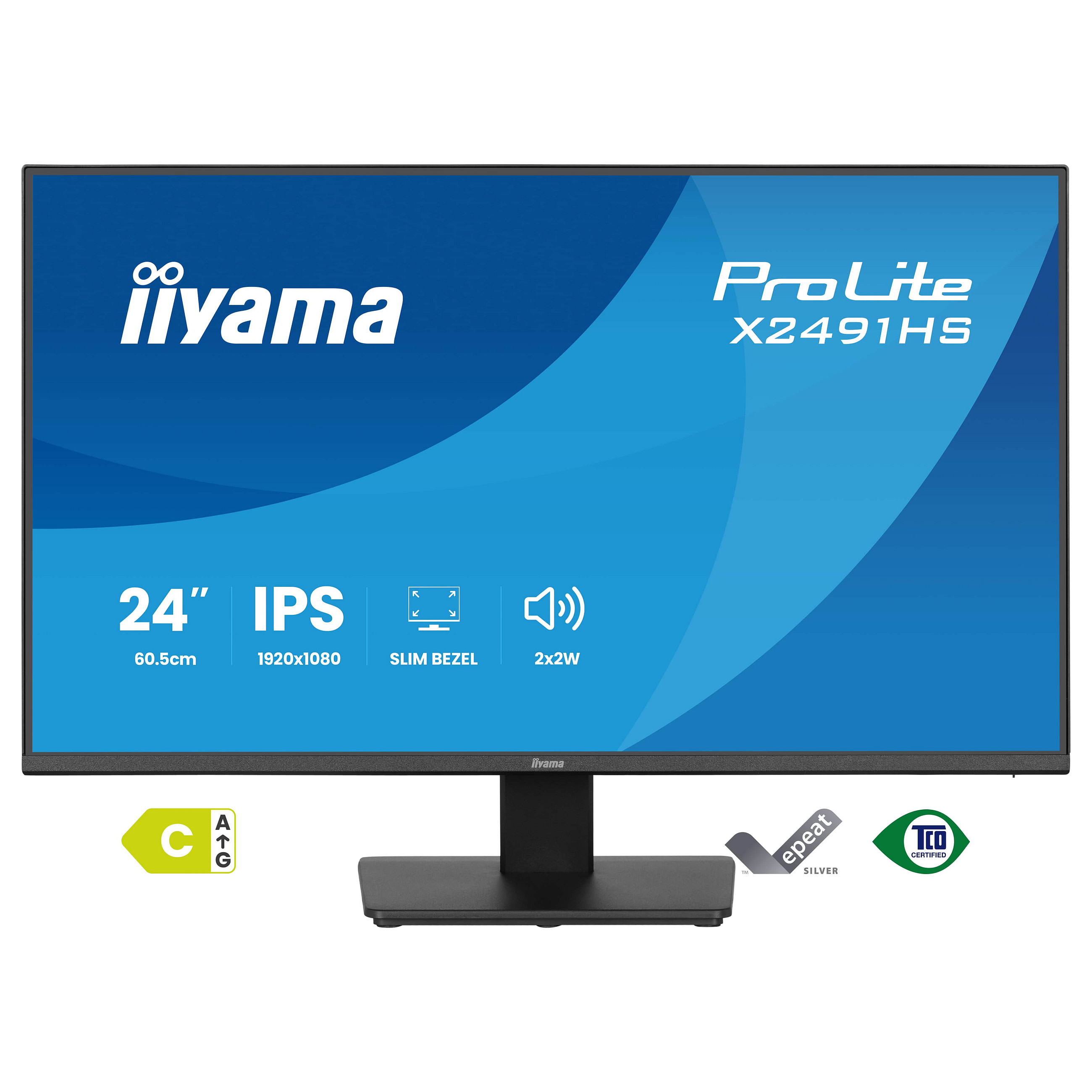 Monitor IIYAMA ProLite X2491HS-B1 23.8" AMVA+ Full HD-1