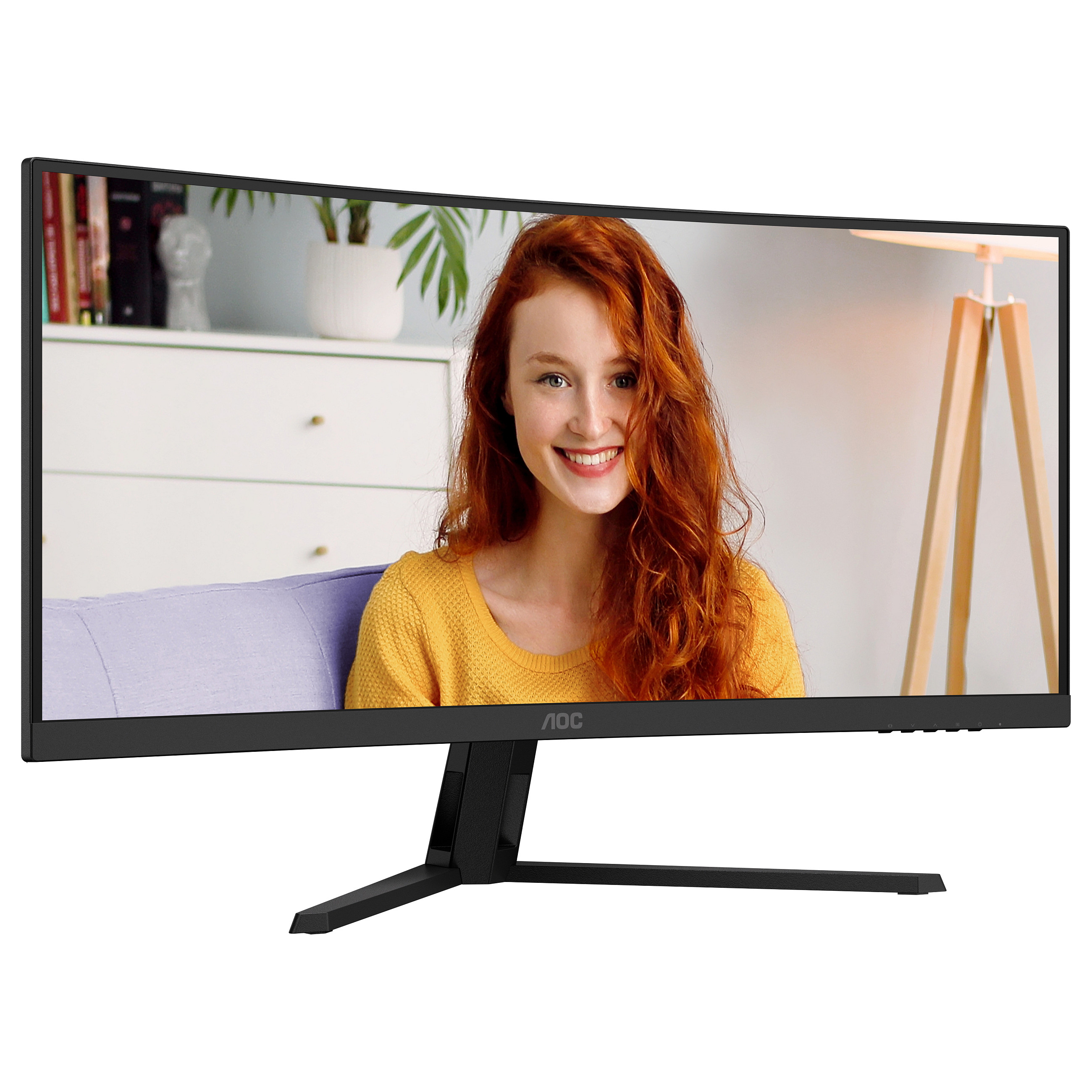 Monitor AOC CU34B3E 34" (VA, UWQHD, 100Hz, 4ms, zakrivljeni, crna boja)-10