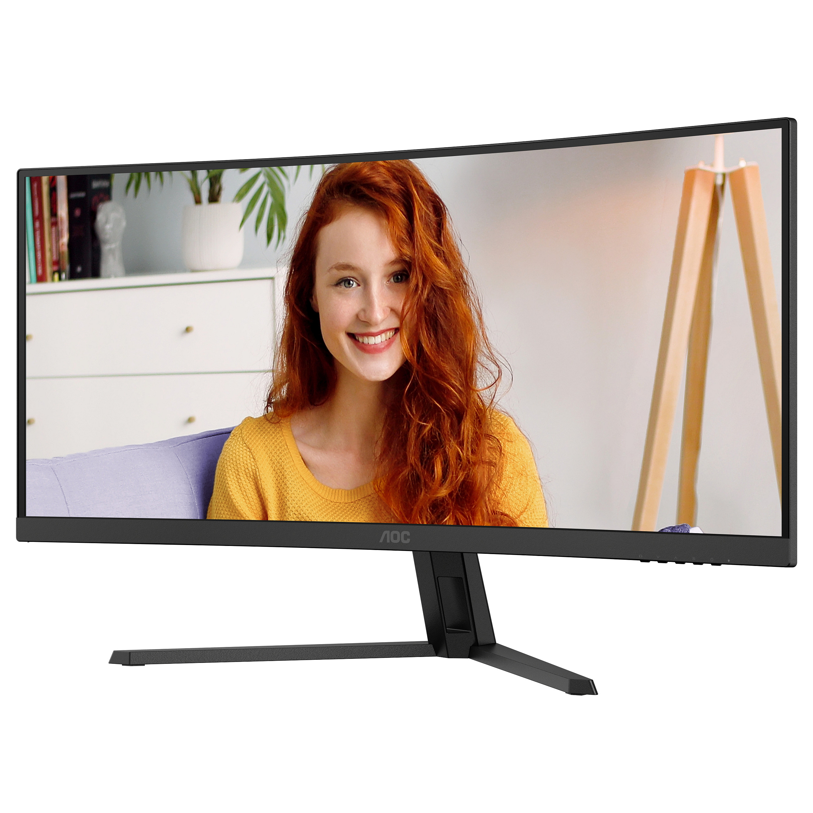 Monitor AOC CU34B3E 34" (VA, UWQHD, 100Hz, 4ms, zakrivljeni, crna boja)-11
