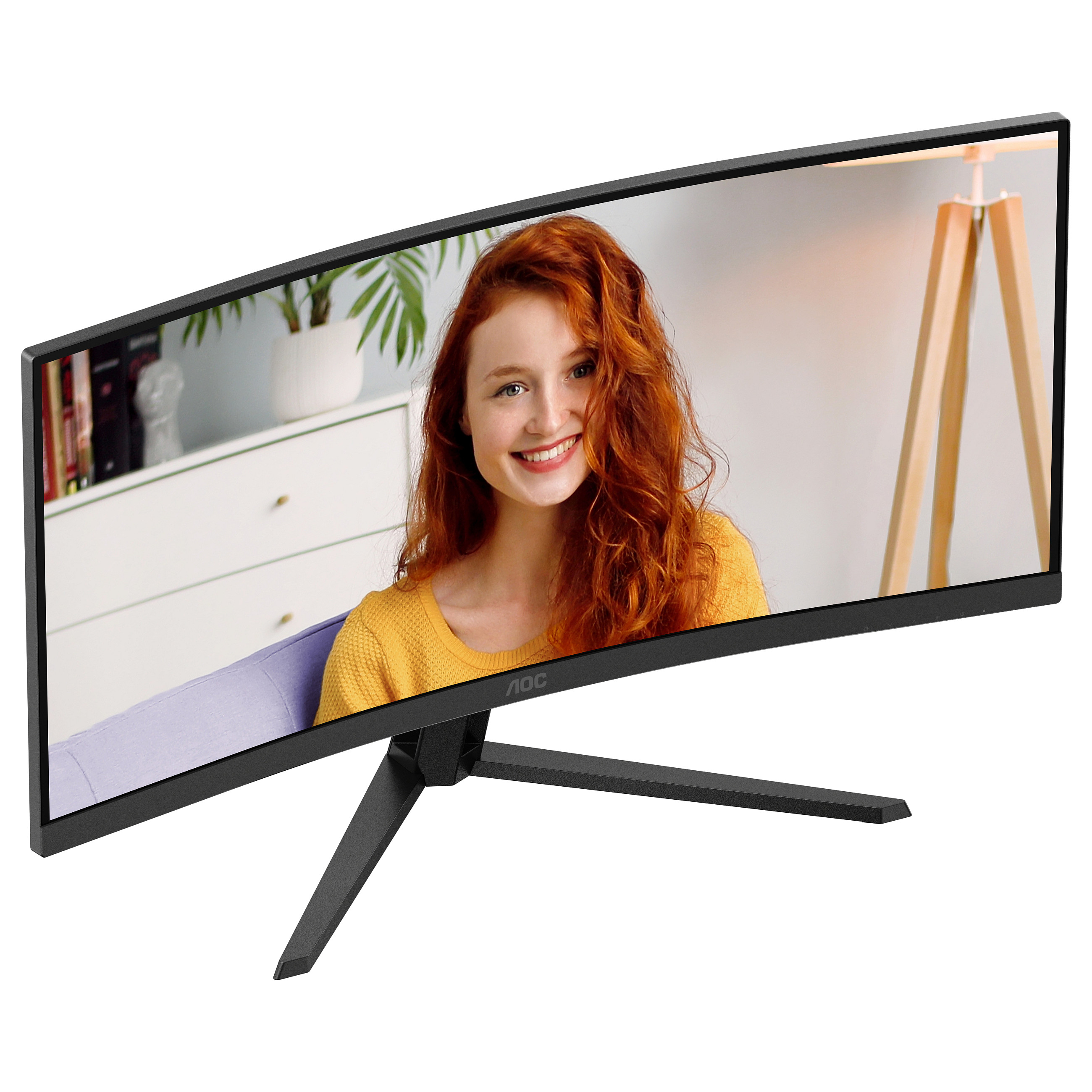 Monitor AOC CU34B3E 34" (VA, UWQHD, 100Hz, 4ms, zakrivljeni, crna boja)-12